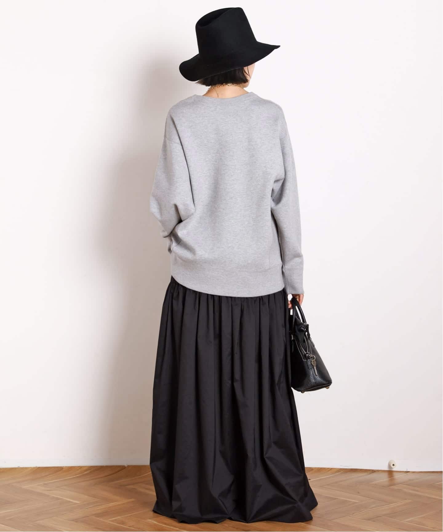 タフタギャザーマキシスカート（ロング・マキシ丈スカート）｜AP