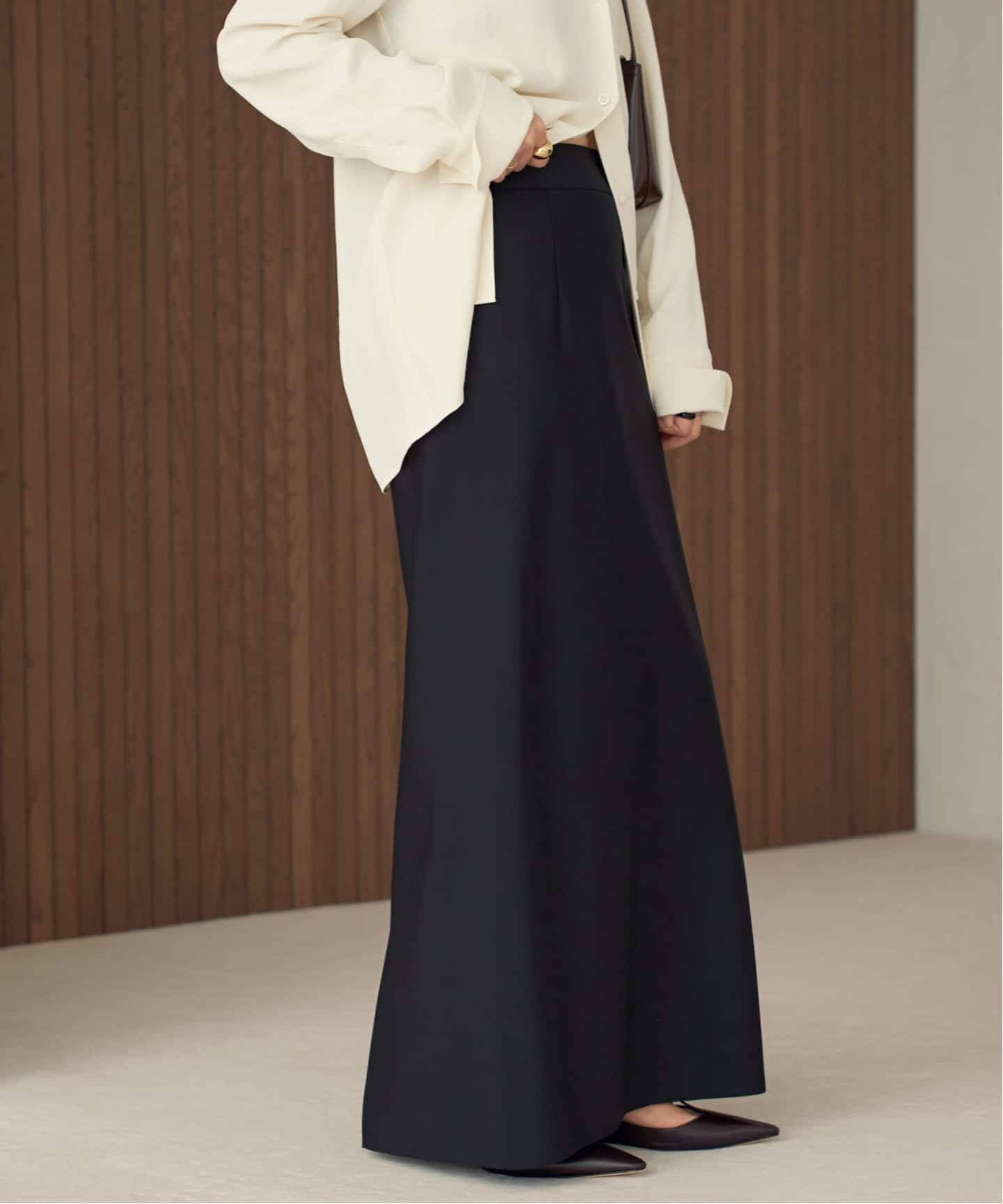 追加》R'IAM ダイバータイトスカート（ロング・マキシ丈スカート