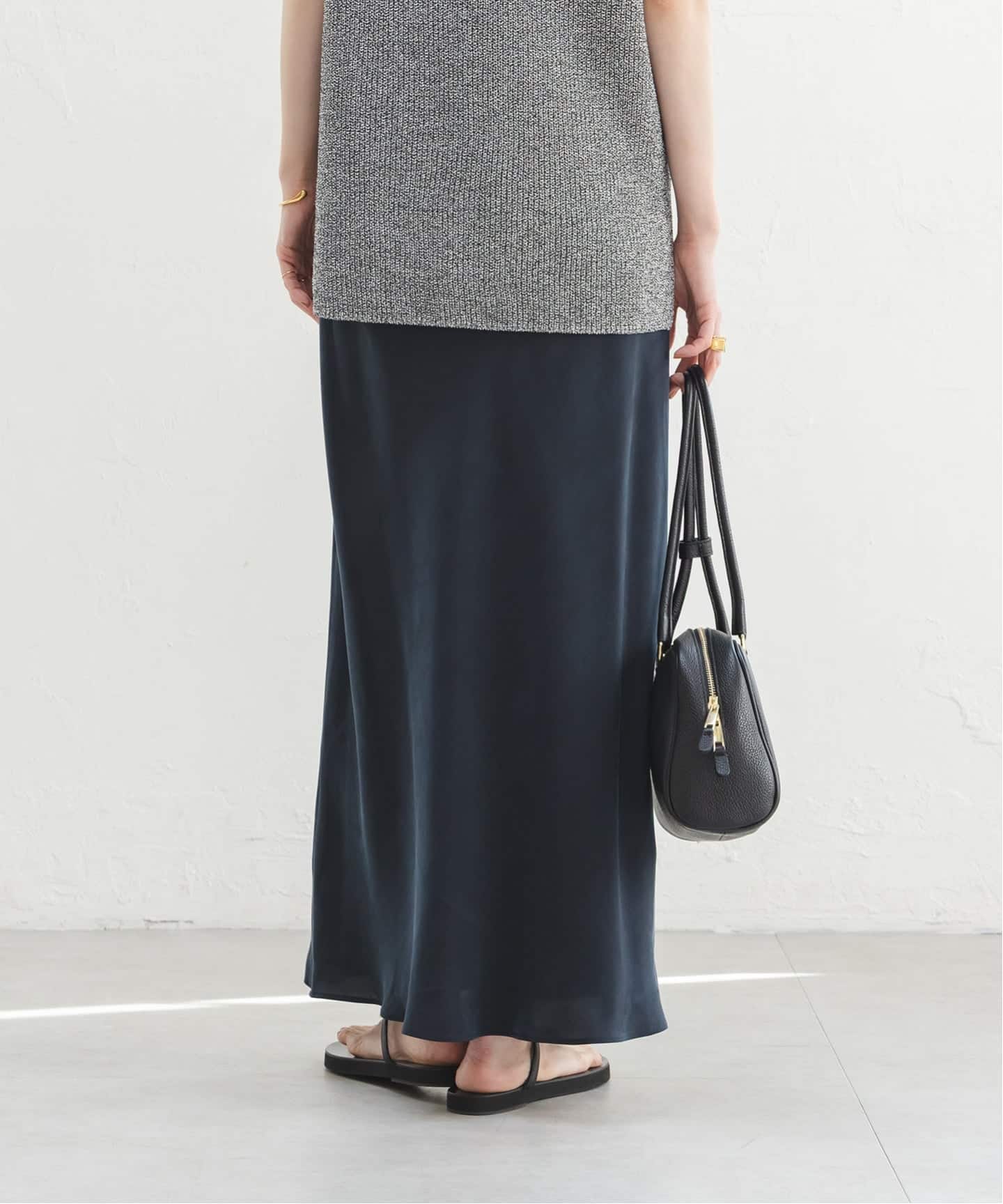 追加2》キュプラナローAラインスカート（ロング・マキシ丈スカート