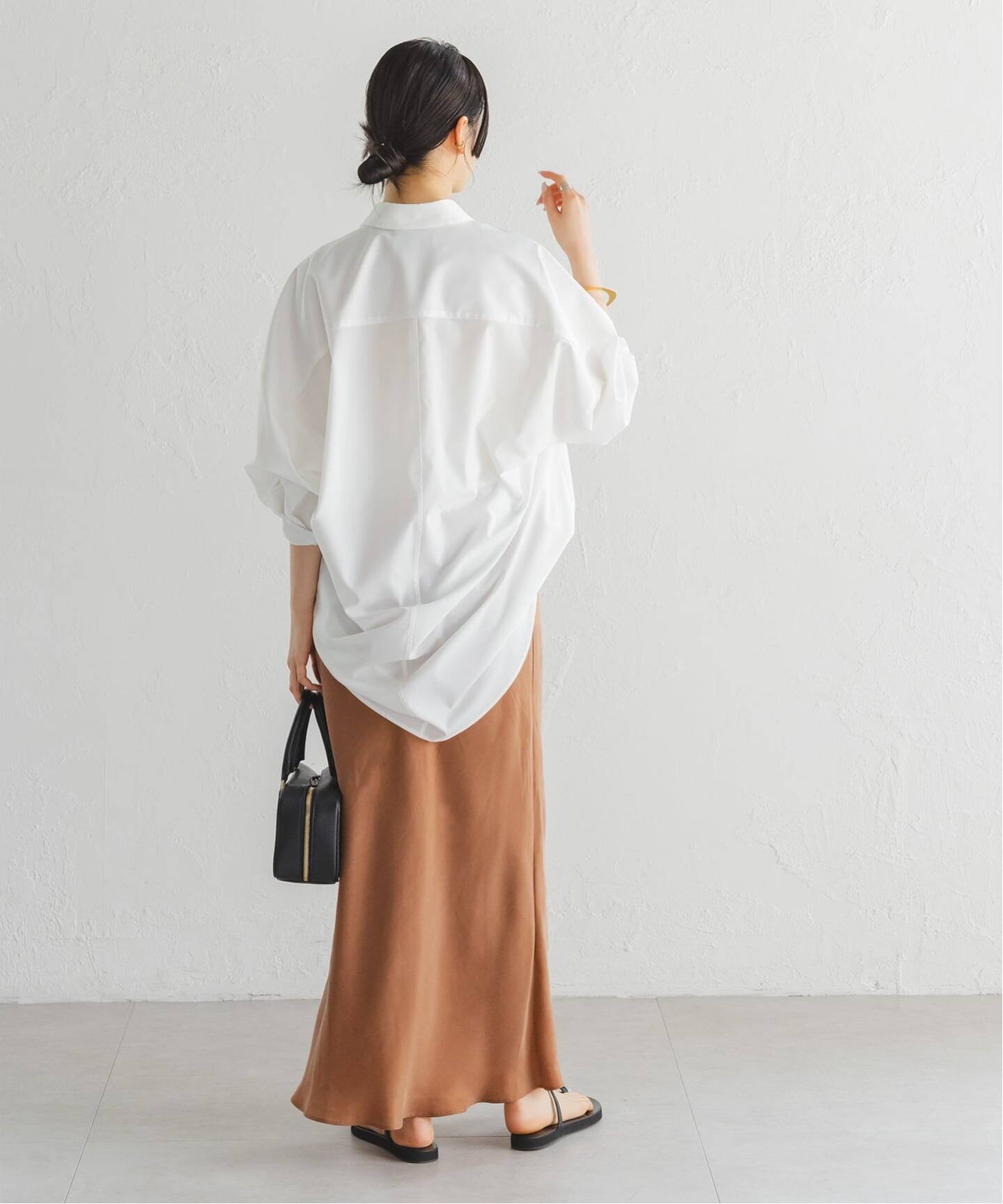 追加2》キュプラナローAラインスカート（ロング・マキシ丈スカート