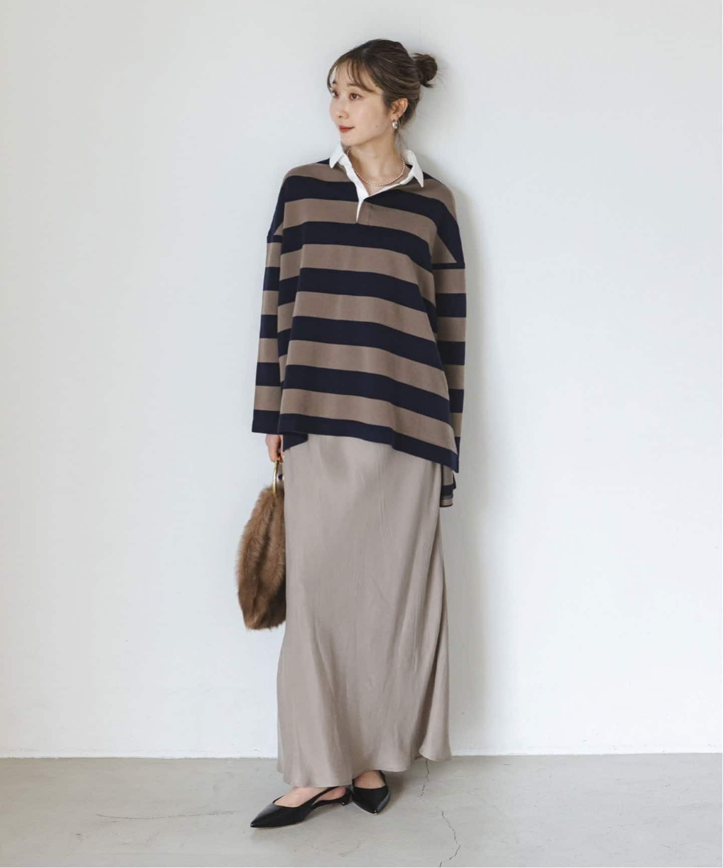 追加3》キュプラナローAラインスカート（ロング・マキシ丈スカート