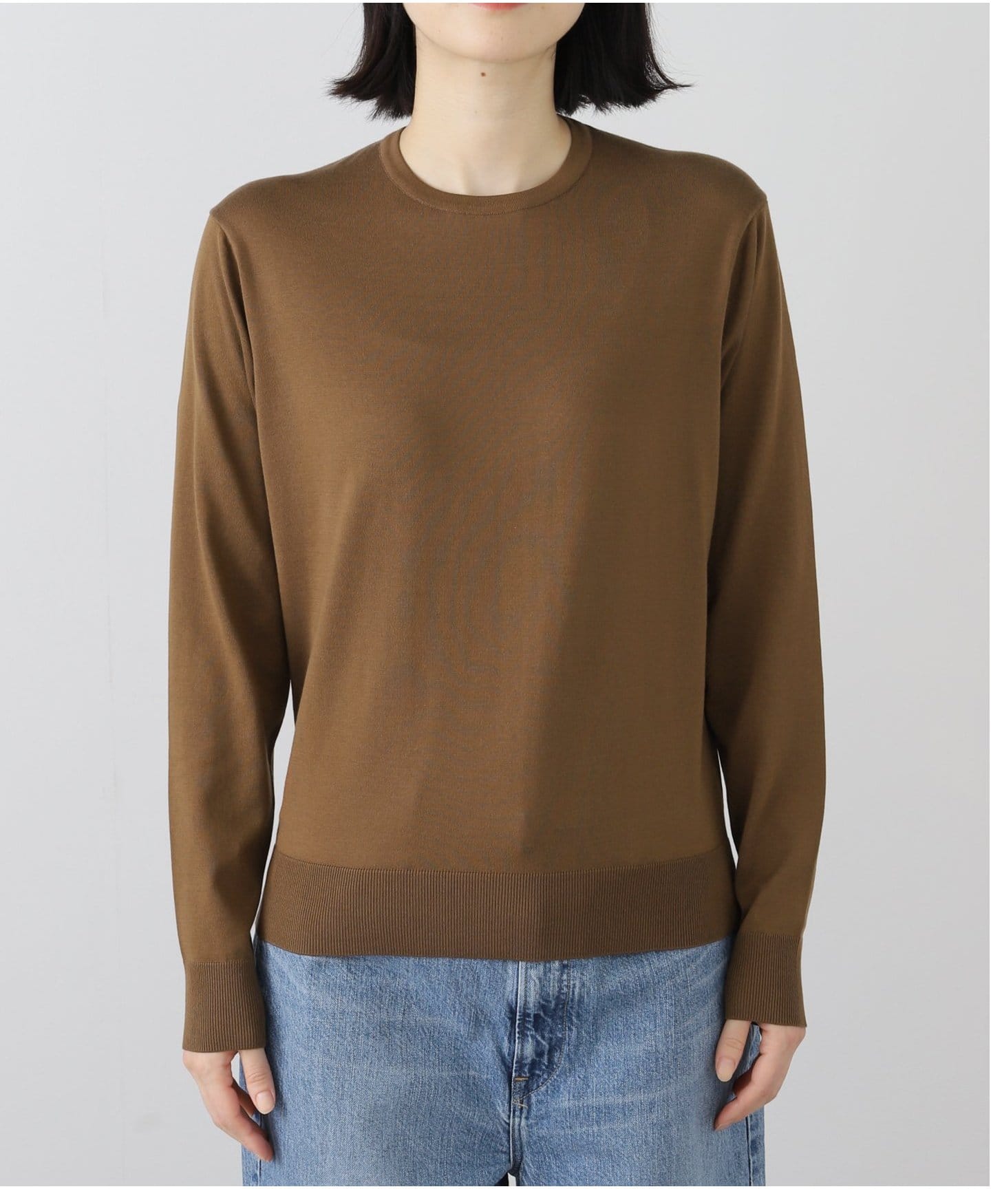 FF30 GIZA クルーネック プルオーバー（ニット／セーター）｜Deuxieme