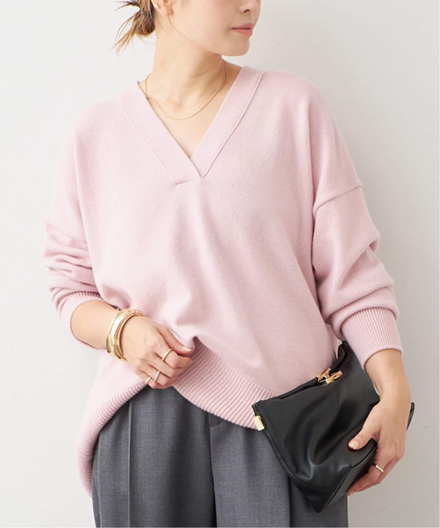 OLBIA Vネック プルオーバー（ニット／セーター）｜Deuxieme Classe