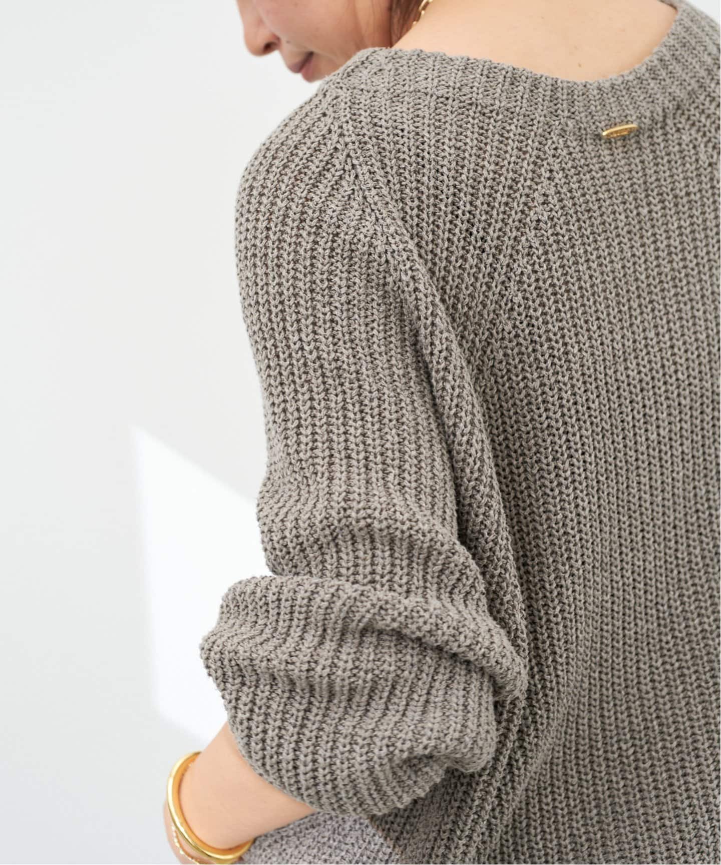 追加 Lily Linen アゼ プルオーバー（ニット／セーター）｜Deuxieme