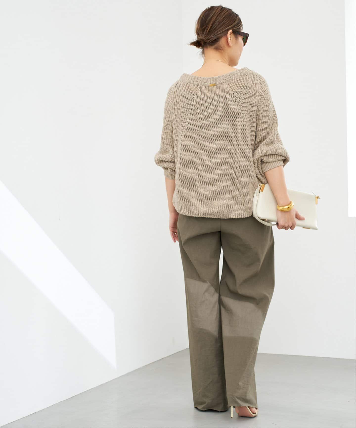 追加 Lily Linen アゼ プルオーバー（ニット／セーター）｜Deuxieme