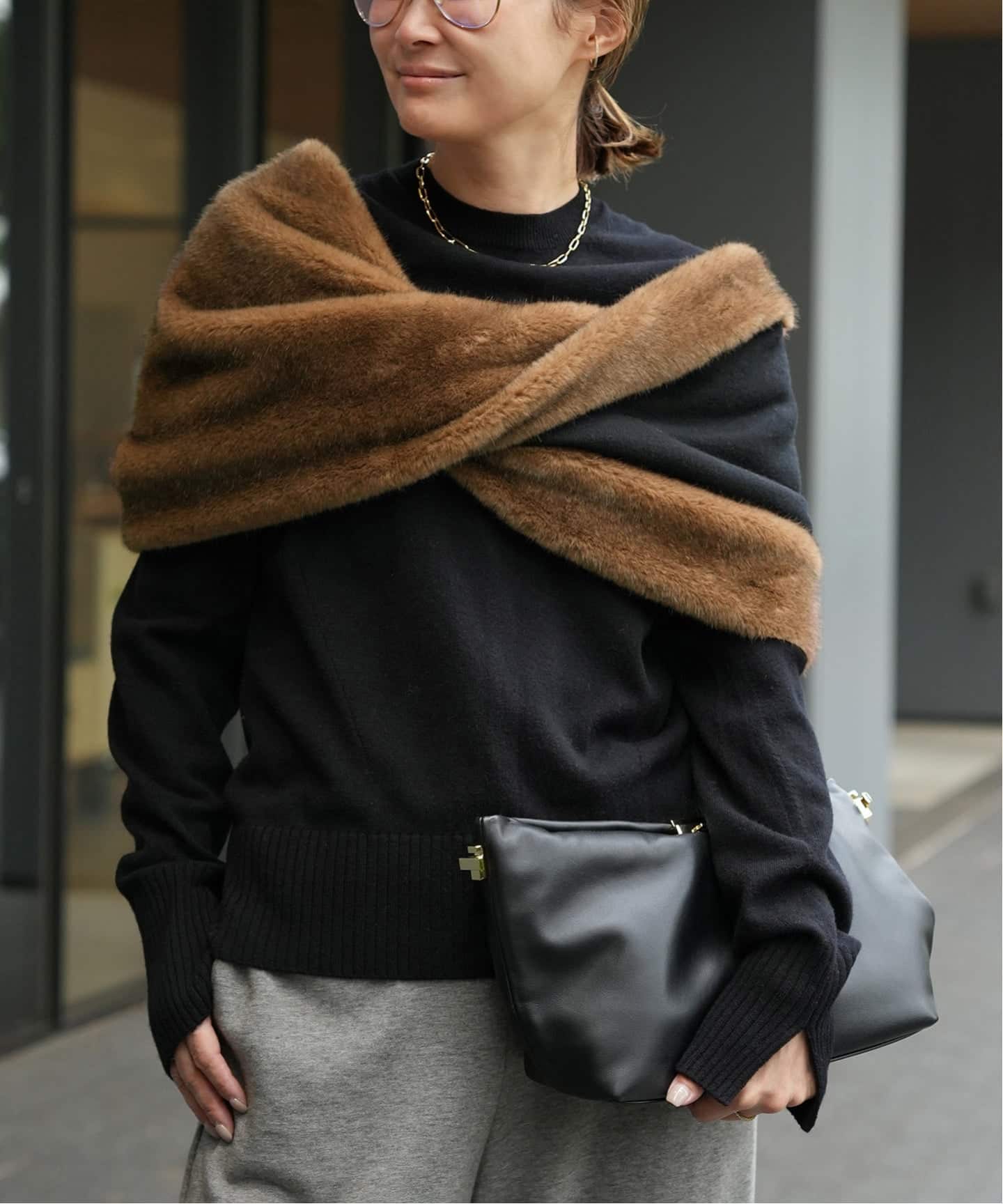 CINOH/チノ 】MIX KNIT（ニット／セーター）｜Deuxieme Classe