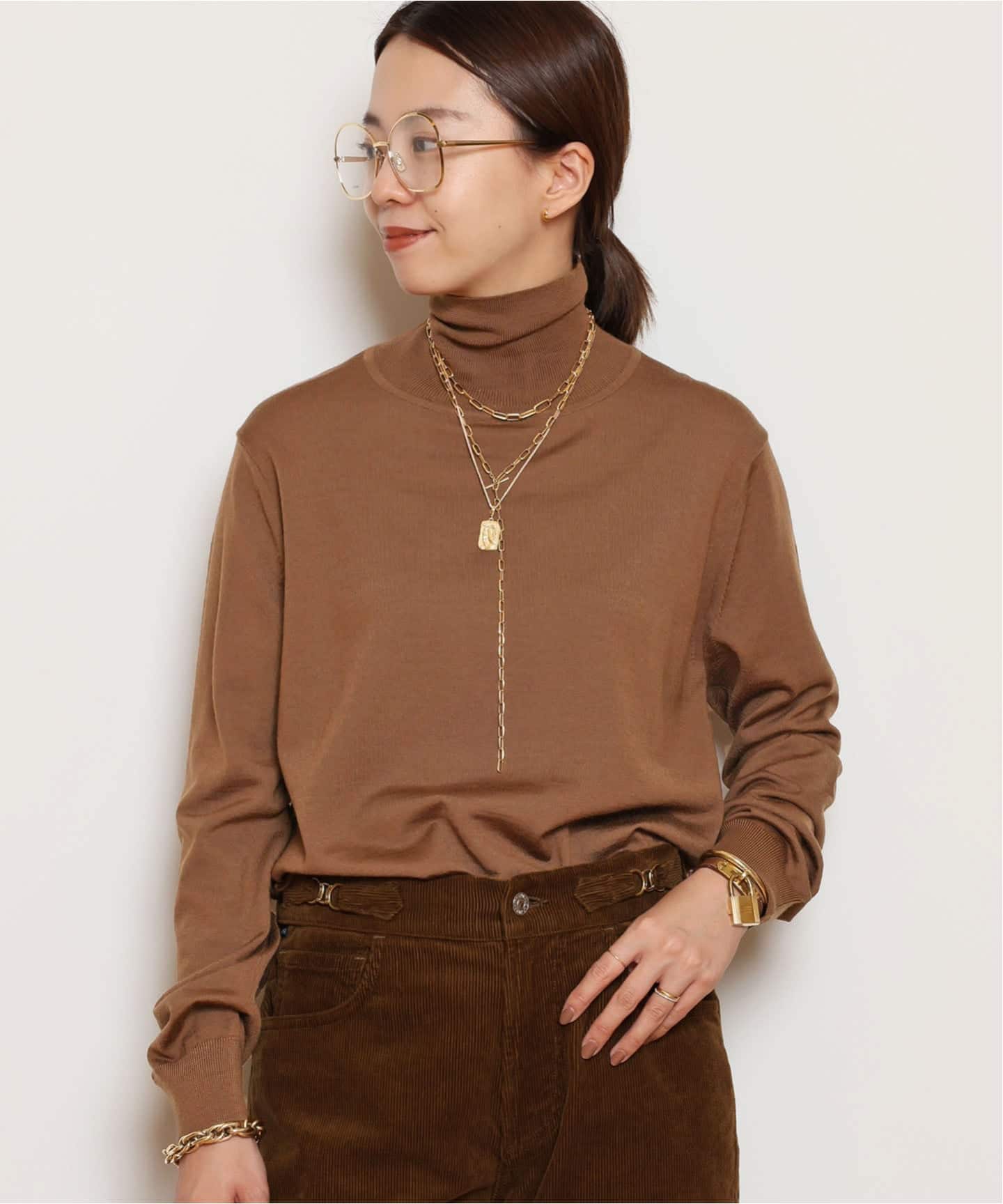 FF30 TODAY タートルネックプルオーバー（ニット／セーター）｜MUSE de