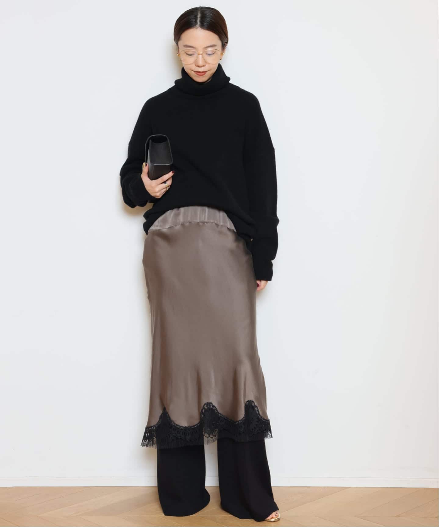 ミドルゲージタートルニット（ニット／セーター）｜MUSE de Deuxieme