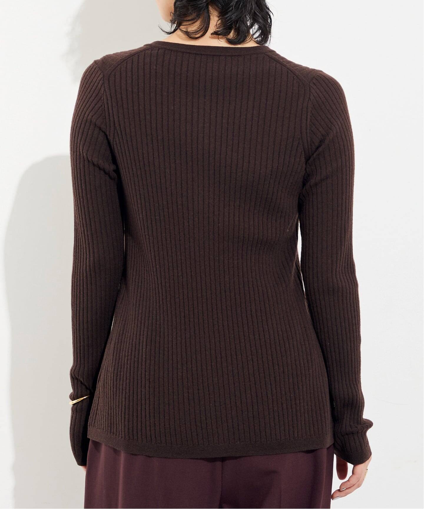 RIB KNIT with BUTTON（ニット／セーター）｜L'Appartement