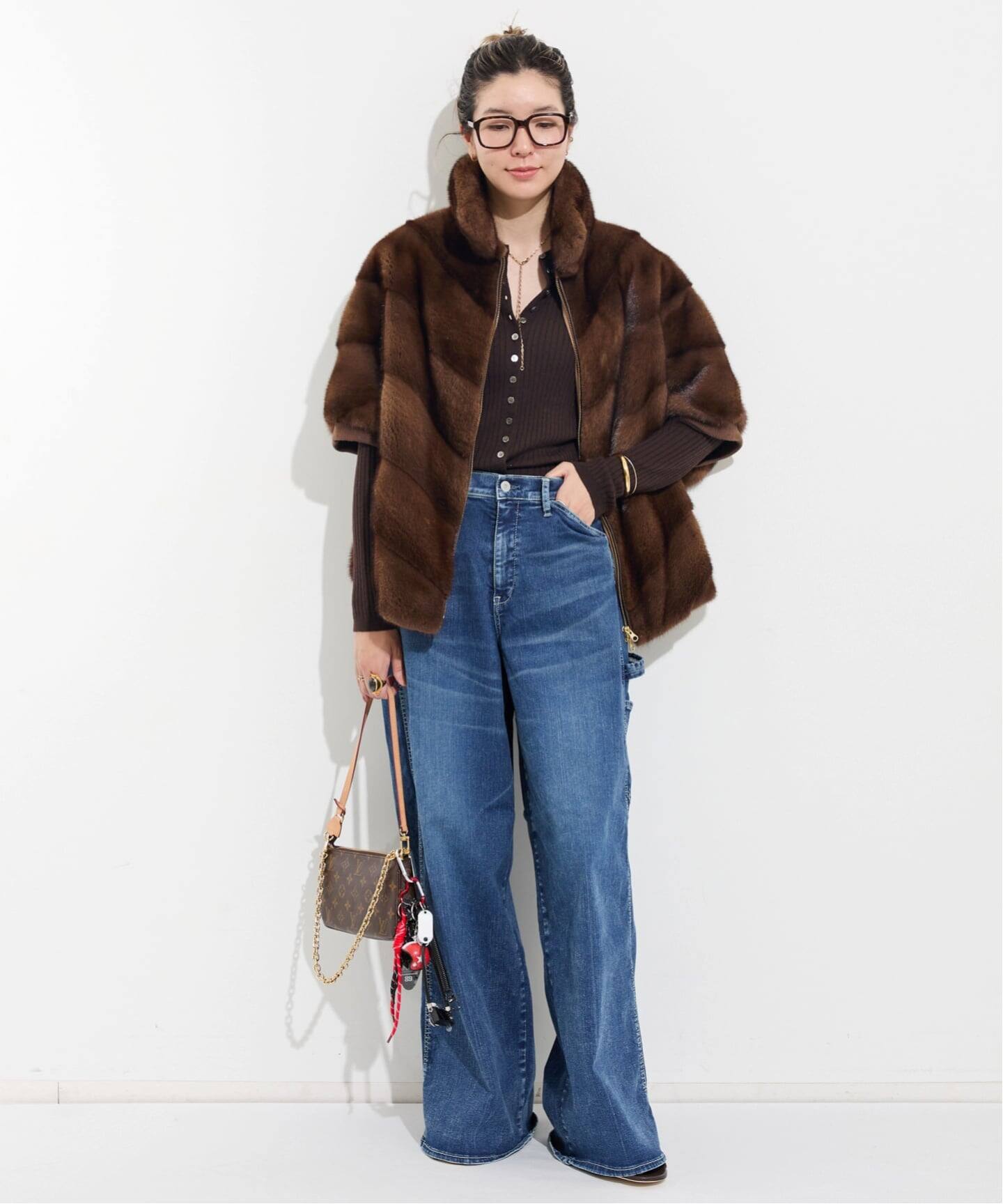 RIB KNIT with BUTTON（ニット／セーター）｜L'Appartement