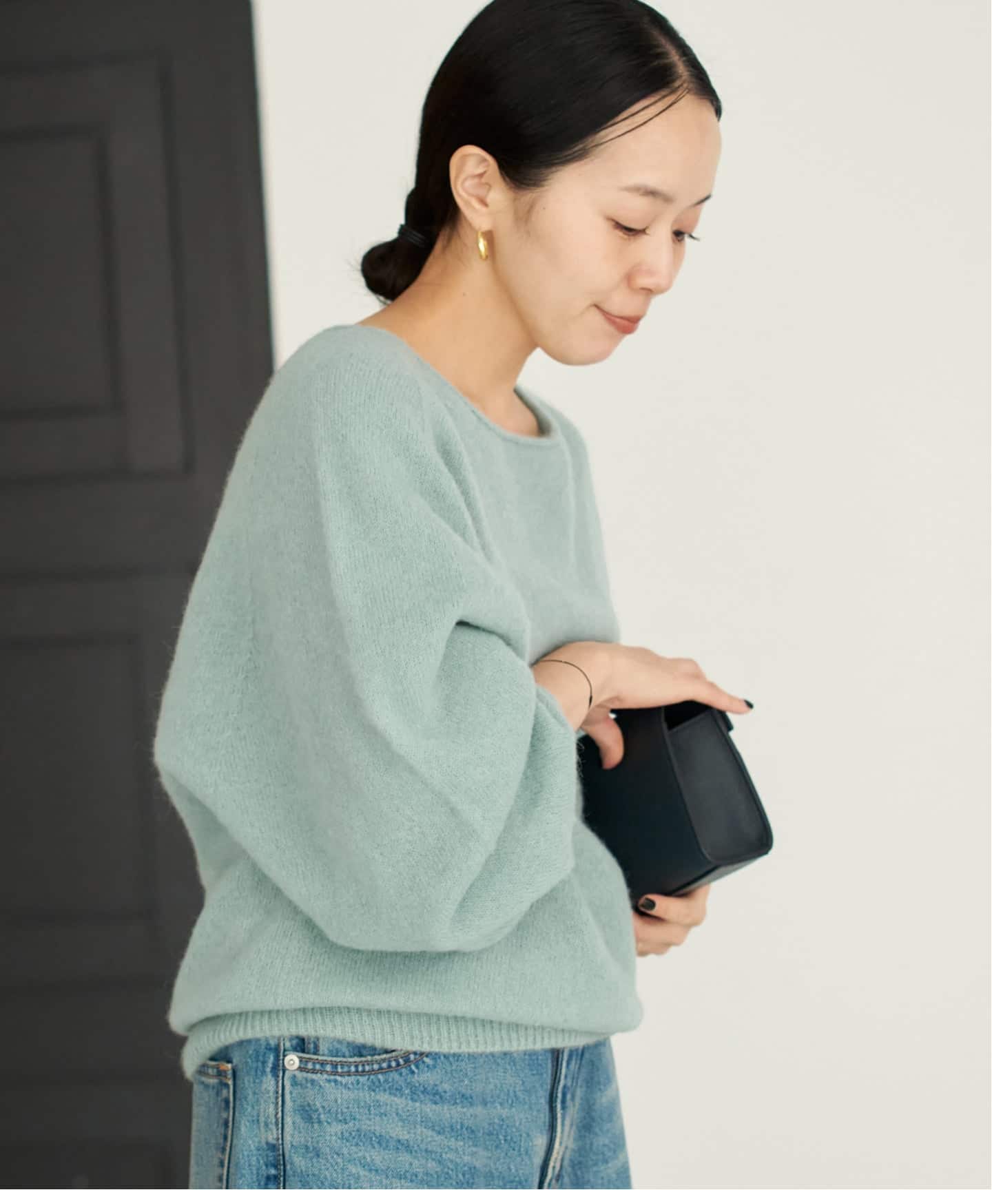 追加》Baby Alpaca ラグラン プルオーバー（ニット／セーター）｜Plage