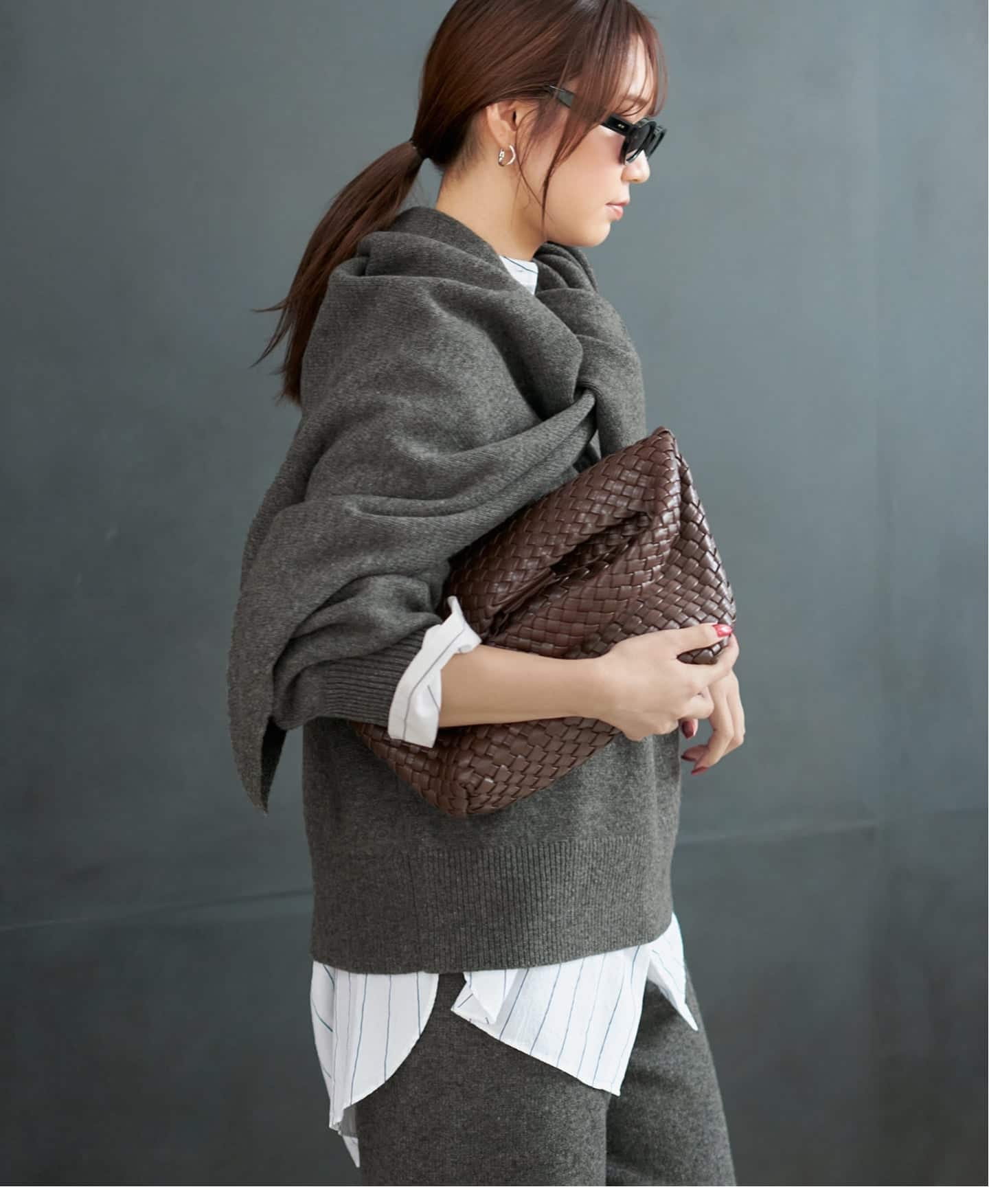 R'IAM ストールプルオーバー（ニット／セーター）｜Plage（プラージュ