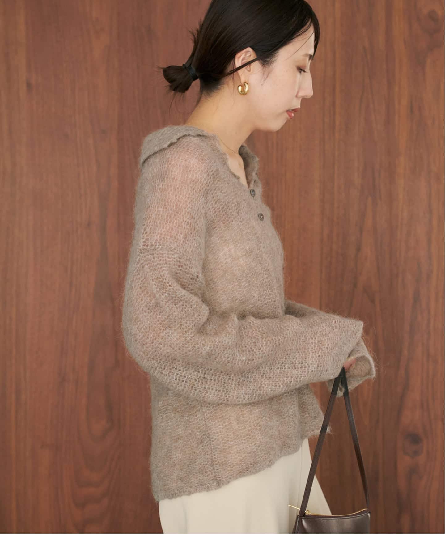 ALPACA MIX BUTTON ニット（ニット／セーター）｜Plage（プラージュ