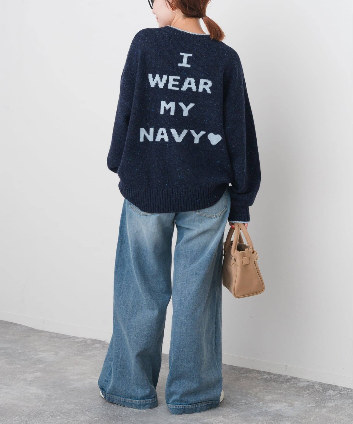 追加》ロゴインターシャニット（ニット／セーター）｜Spick and Span