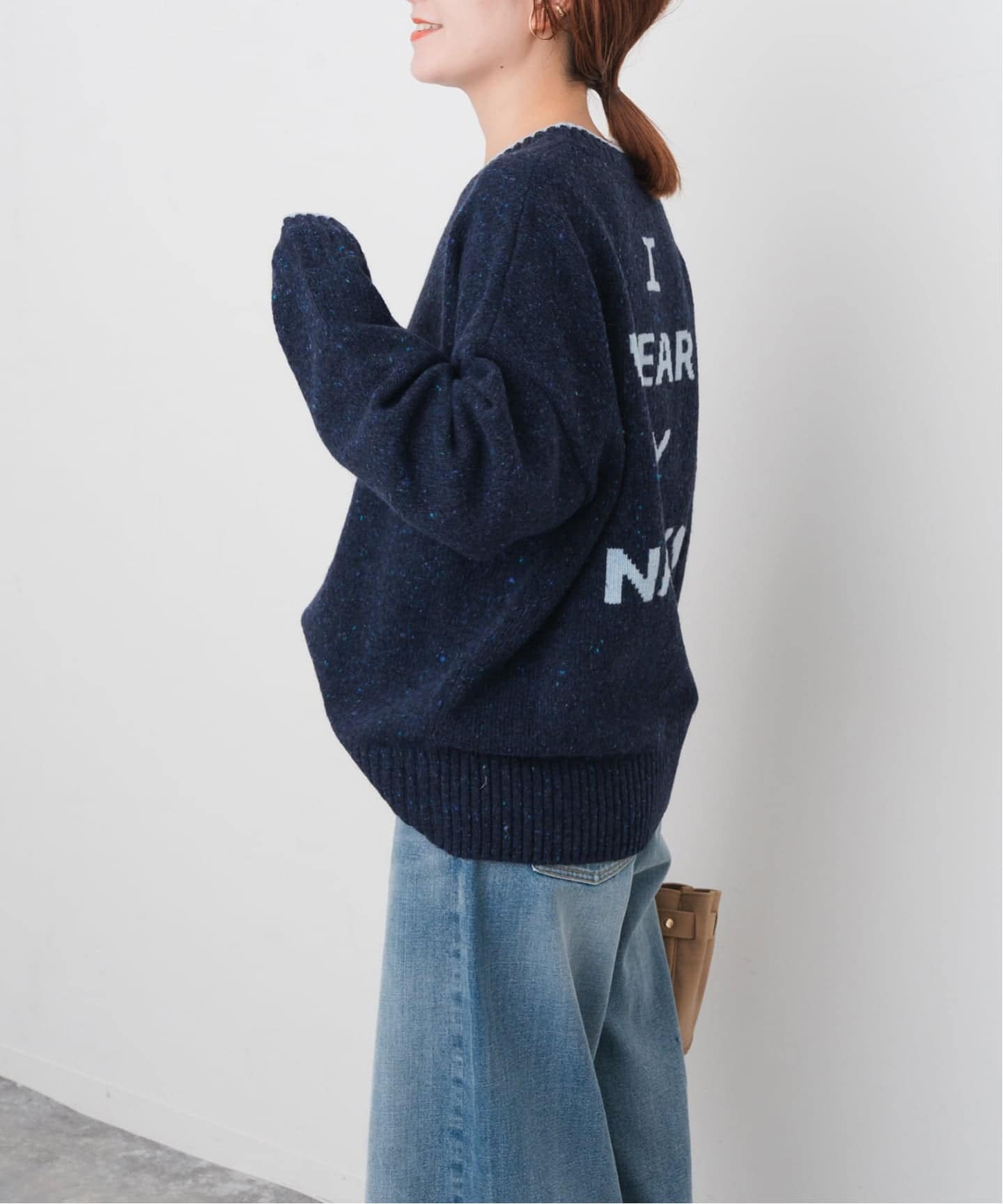 追加》ロゴインターシャニット（ニット／セーター）｜Spick and Span