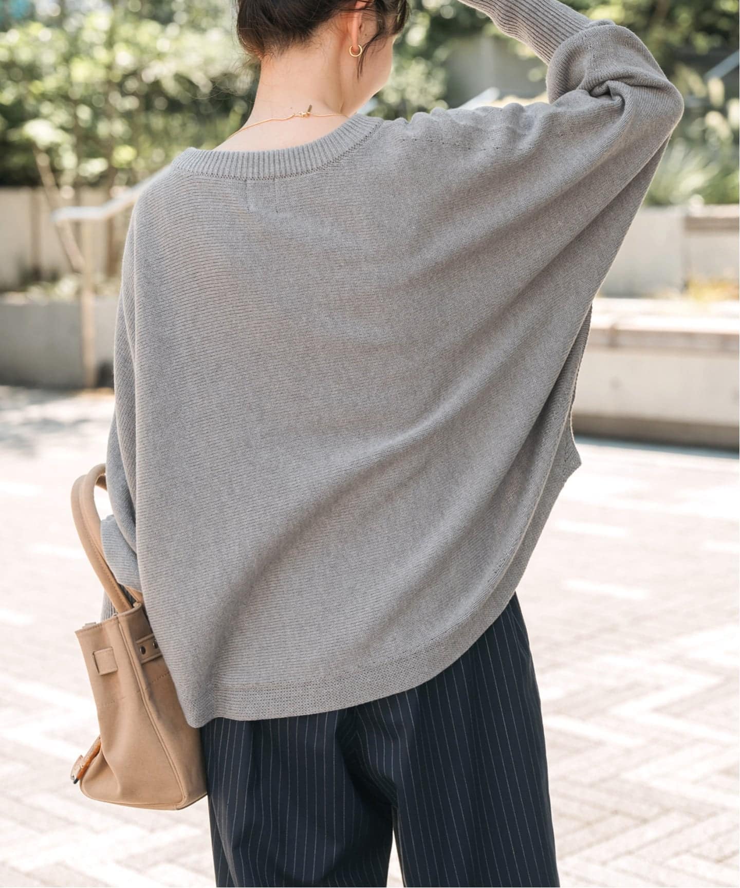 WEB限定 / 追加》 バルキーヤーンドルマンロングリブニット（ニット