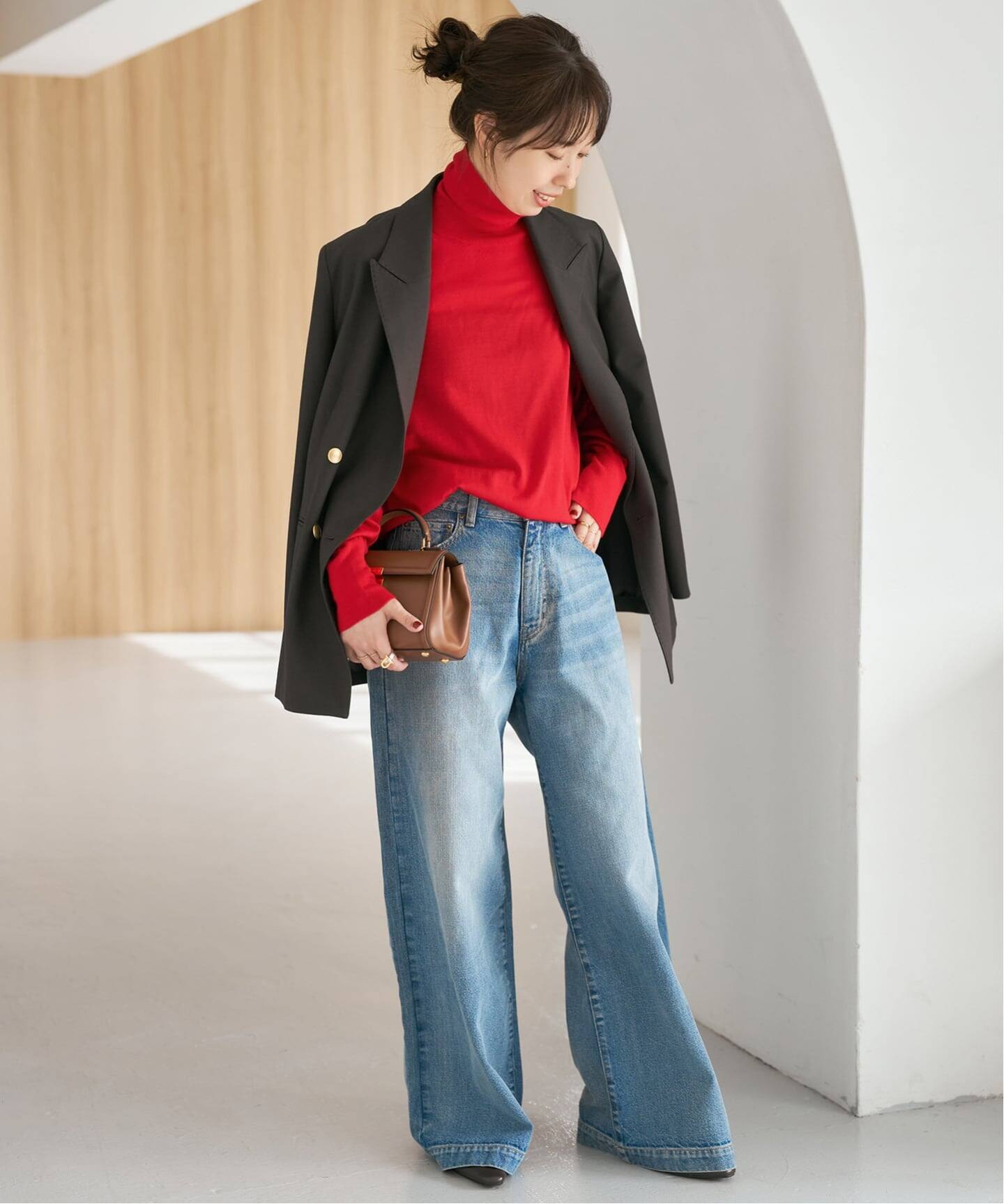 手洗い可 / 追加》18Gタートルネックプルオーバー（ニット／セーター