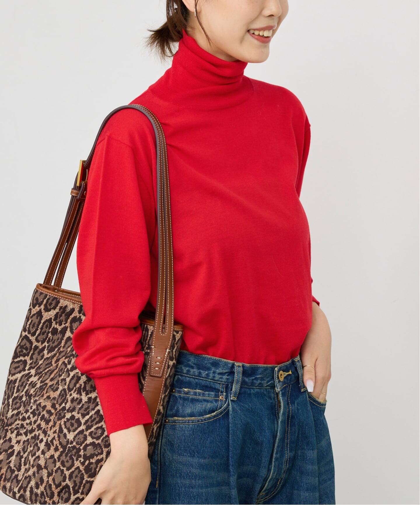 手洗い可 / 追加》18Gタートルネックプルオーバー（ニット／セーター