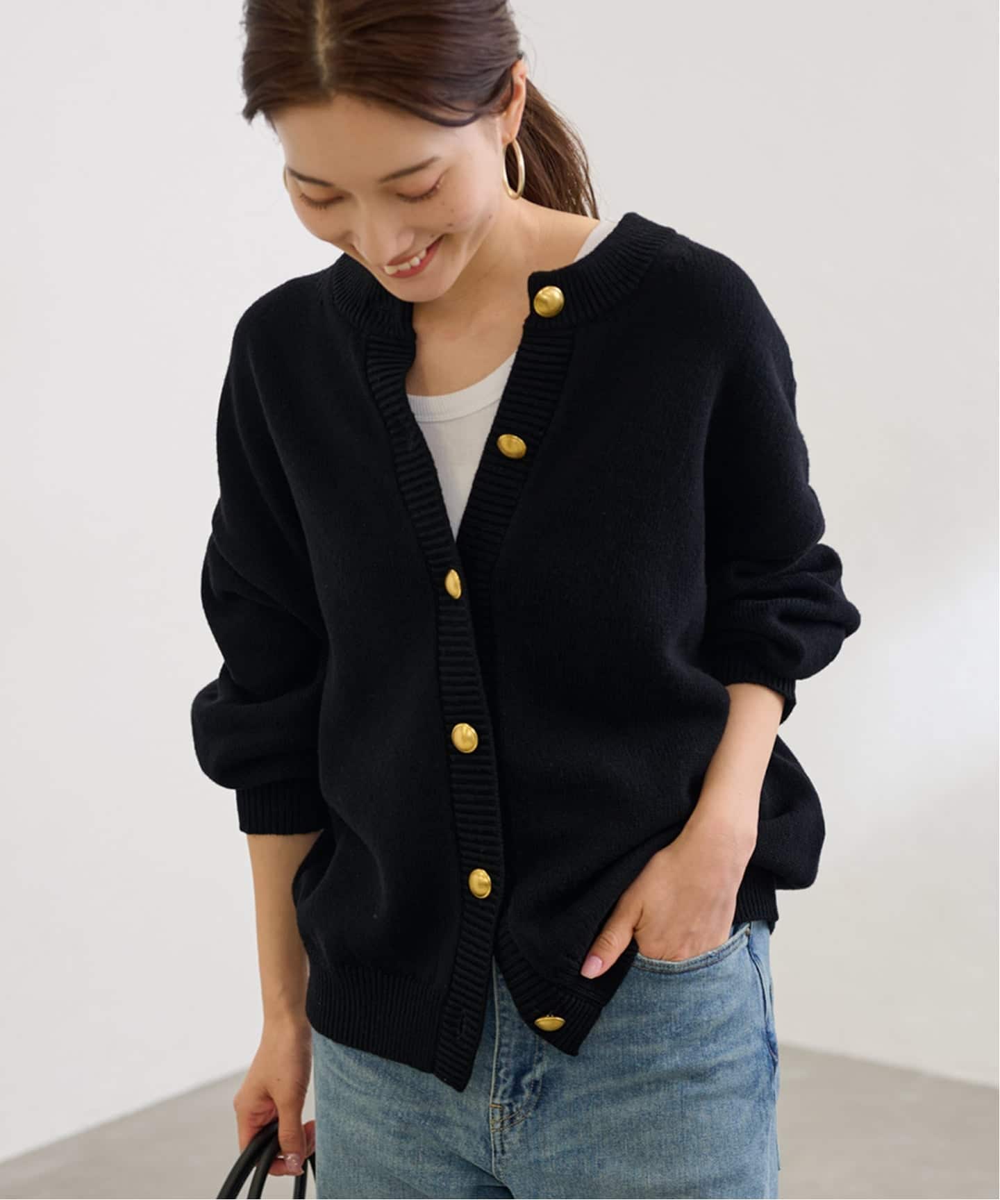 ≪WEB限定追加≫メタルボタン2WAYカーディガン（カーディガン