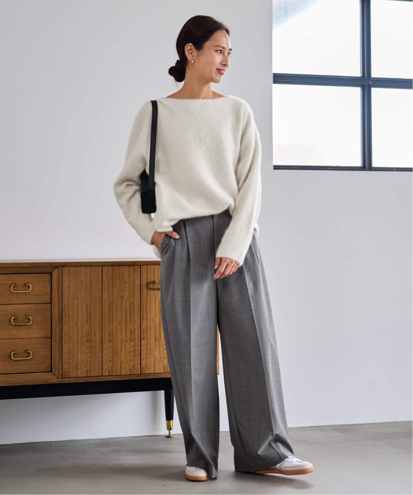 ≪追加≫FOX/CASHMERE ボートネック プルオーバー（ニット／セーター