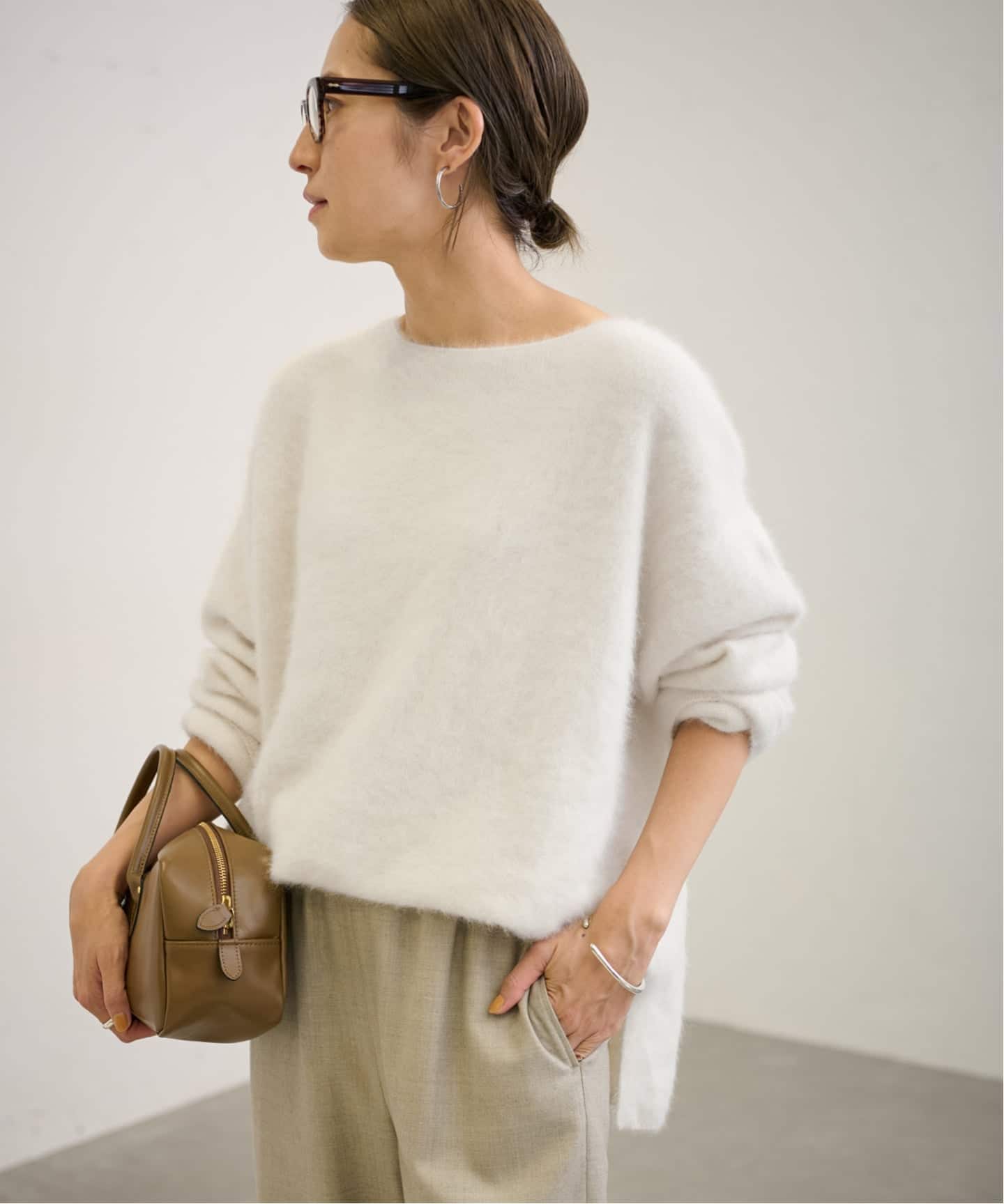 ≪追加≫FOX/CASHMERE ボートネック プルオーバー（ニット／セーター