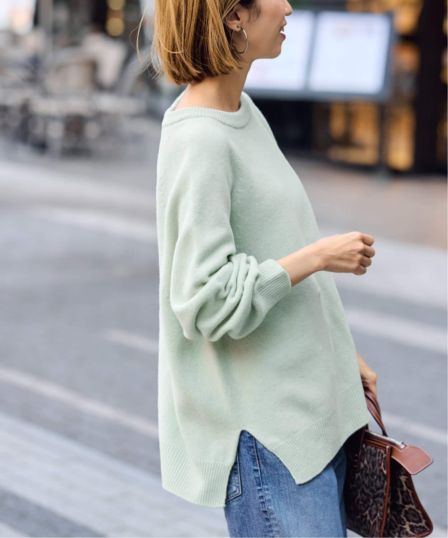 ≪追加≫ラグランスリーブ ワイドプルオーバー 2（ニット／セーター