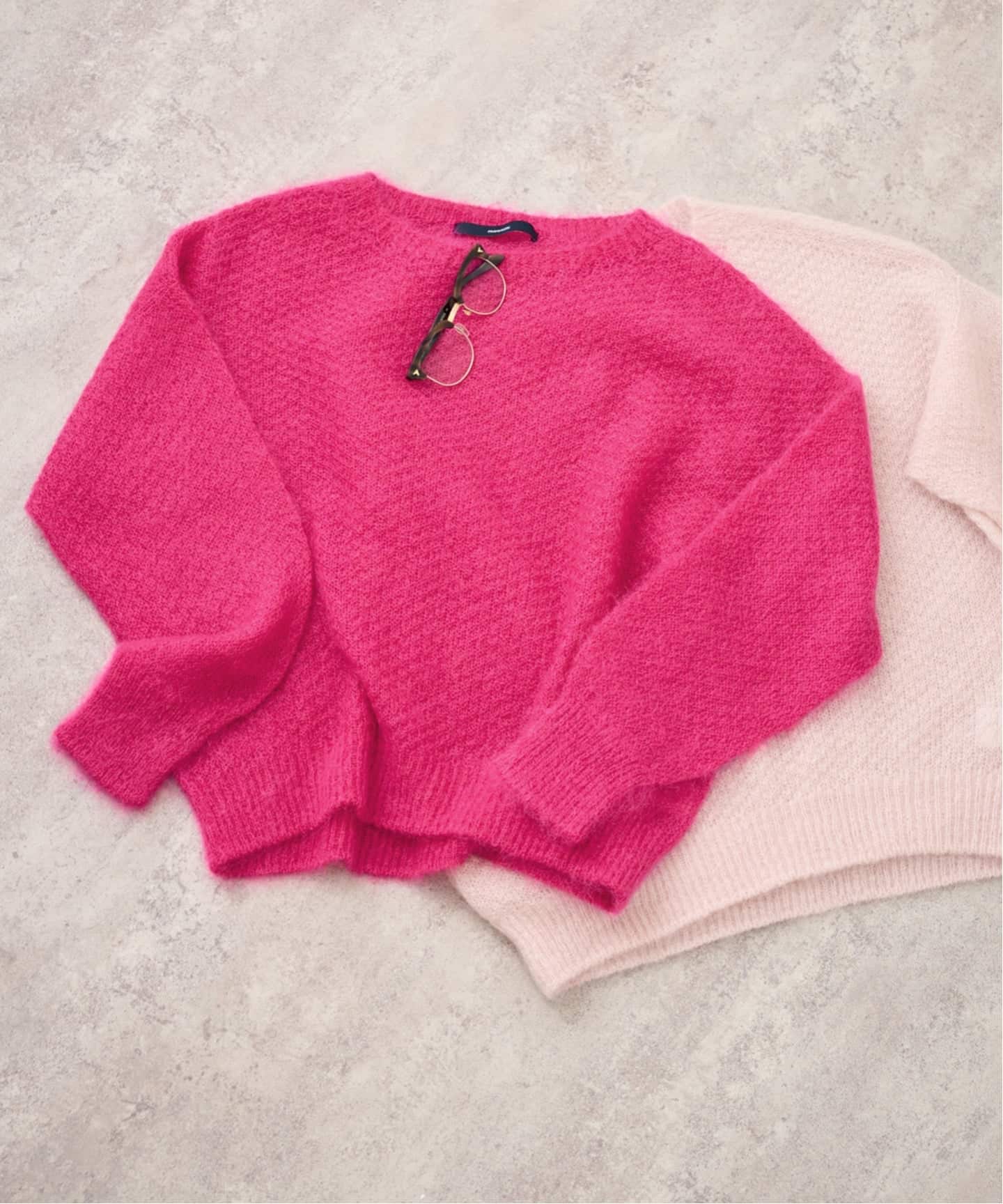 モヘヤmix カノコ柄プルオーバー（ニット／セーター）｜FRAMeWORK