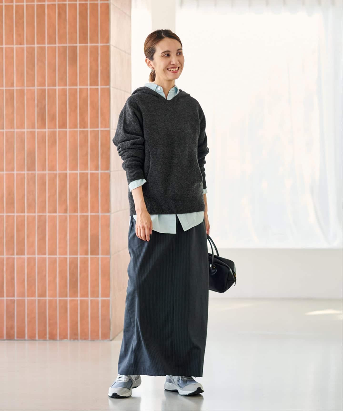 ≪追加≫圧縮ウールフードプルオーバー（ニット／セーター