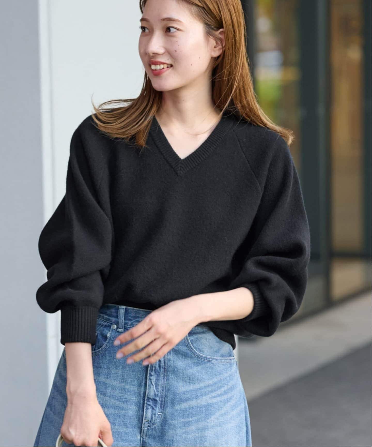 ≪WEB限定 / 追加≫AQUA Vネックプルオーバー（ニット／セーター