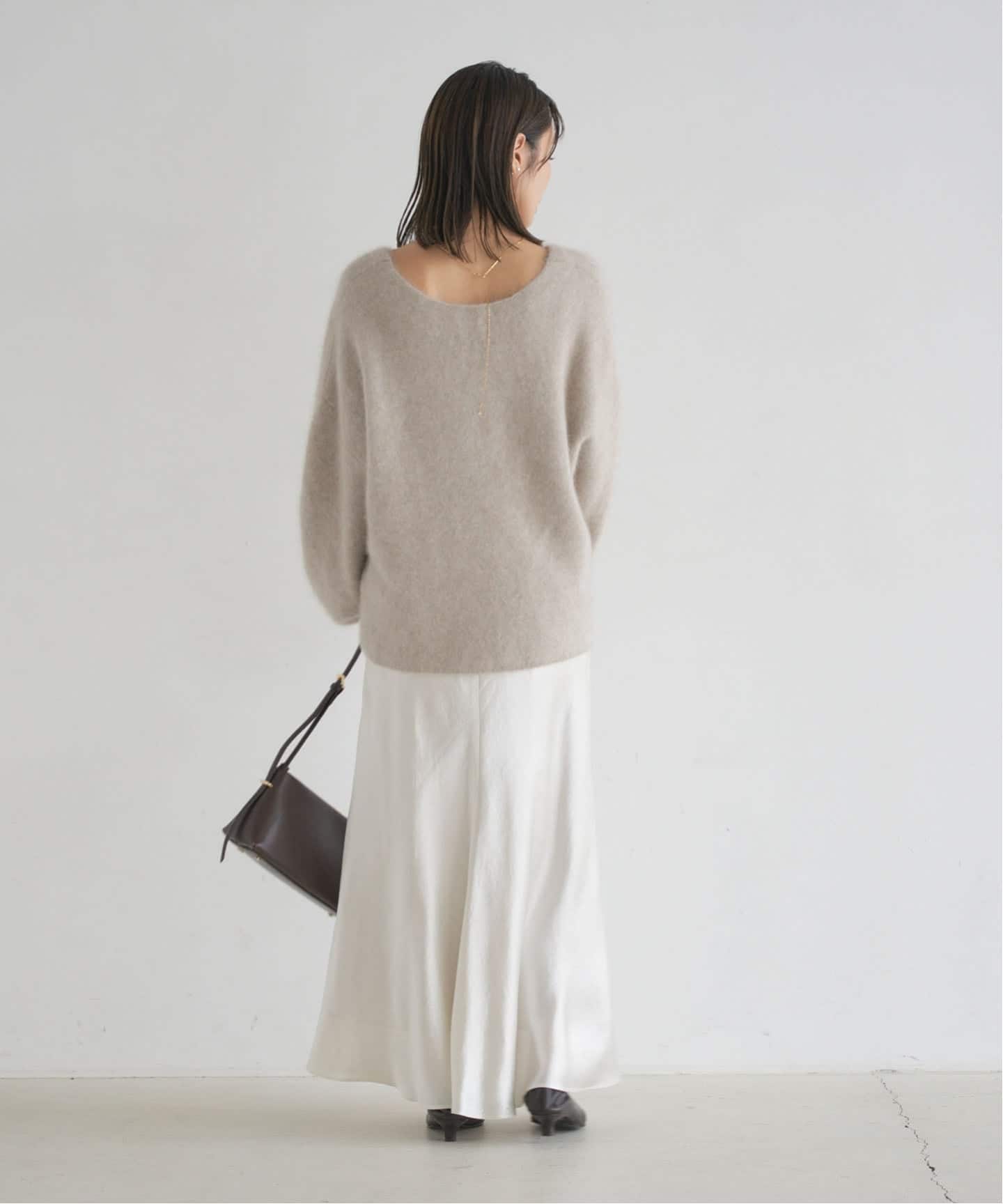 追加》ファーニット2WAYパフスリーブニット（ニット／セーター