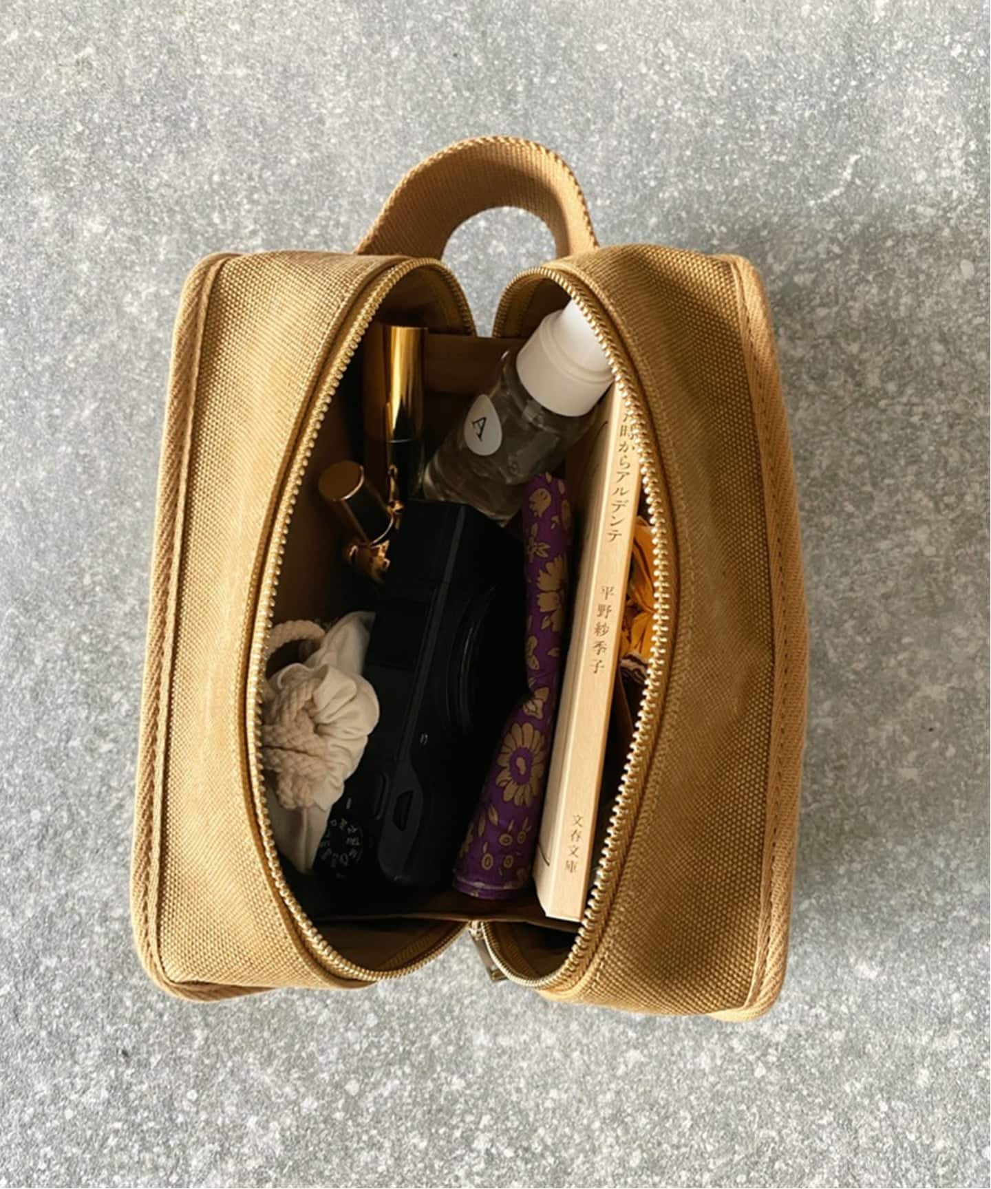 追加5》【BISOU×L'EAU】マルチポーチ（キャンバス） Mサイズ（ポーチ