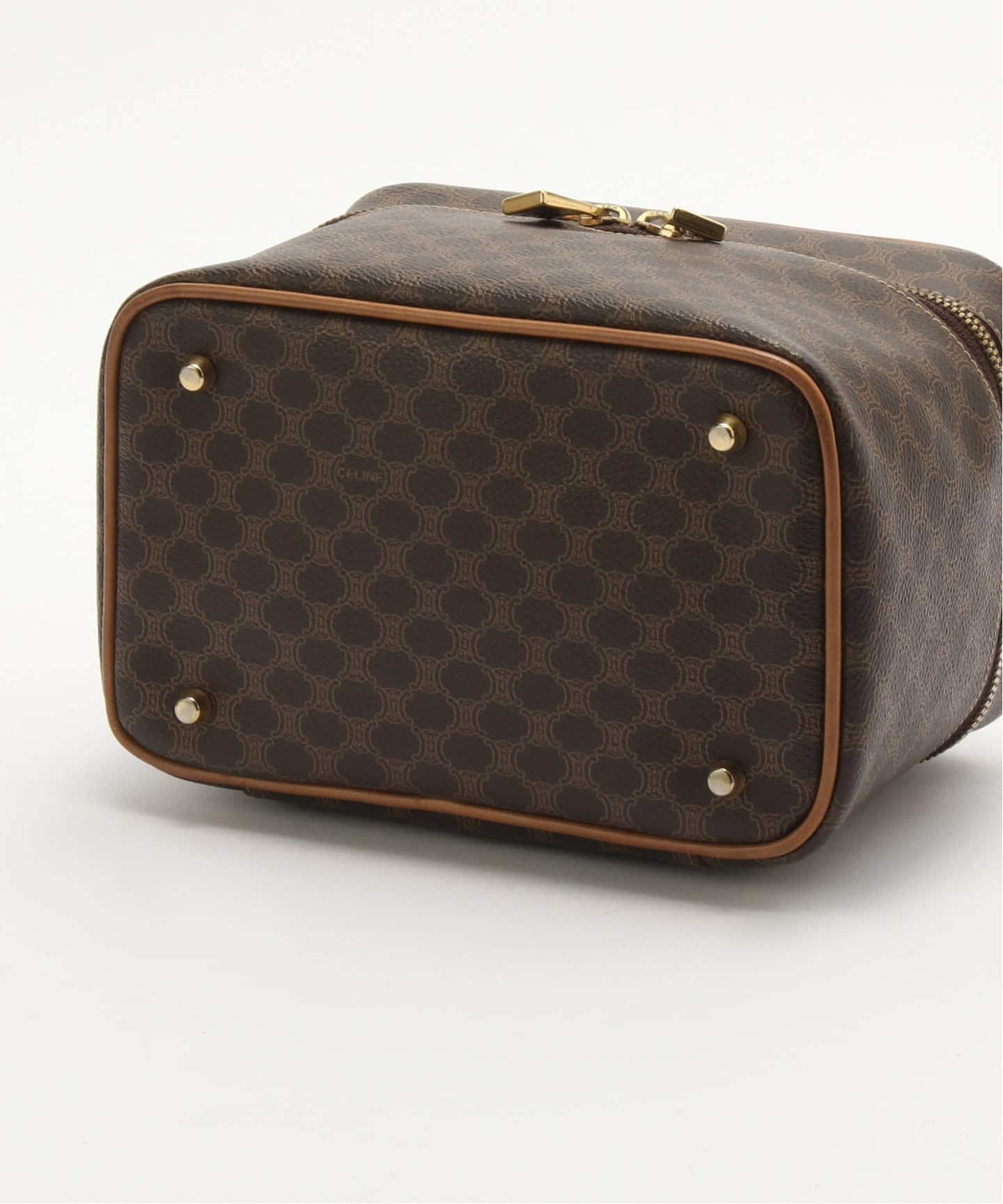 VINTAGE CELINE/セリーヌ】macadam バニティバッグ（ハンドバッグ