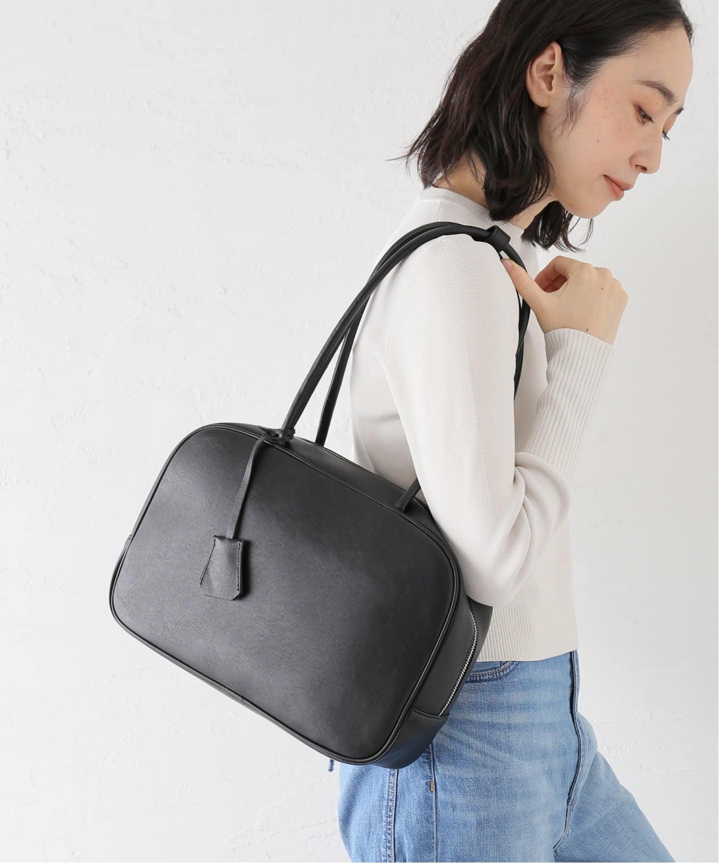 anuke Ecoleather Boston Bag（ショルダーバッグ）｜BOICE FROM