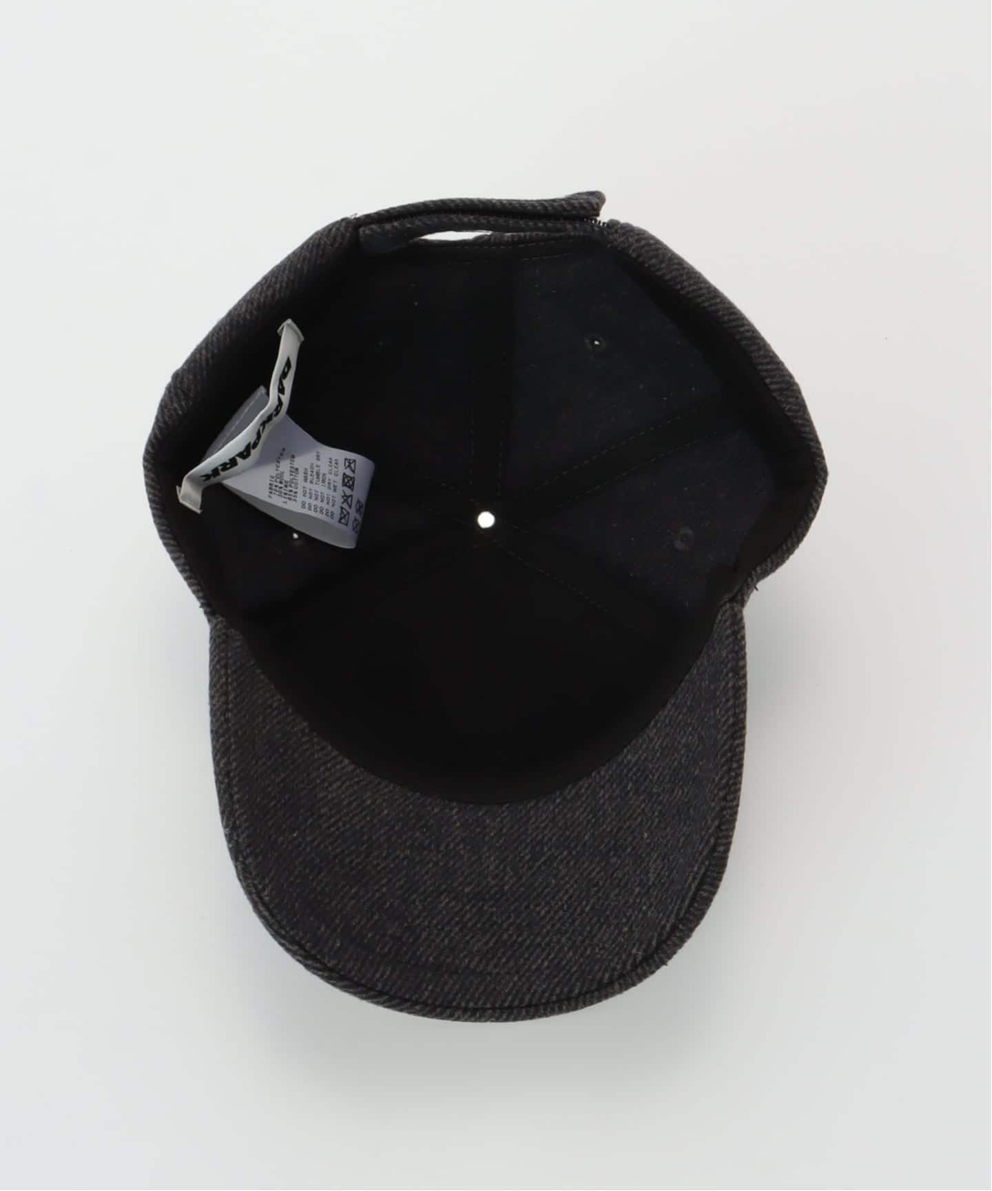 DARKPARK/ダークパーク】EMBROIDERED WOOL BASEBALL CAP（キャップ