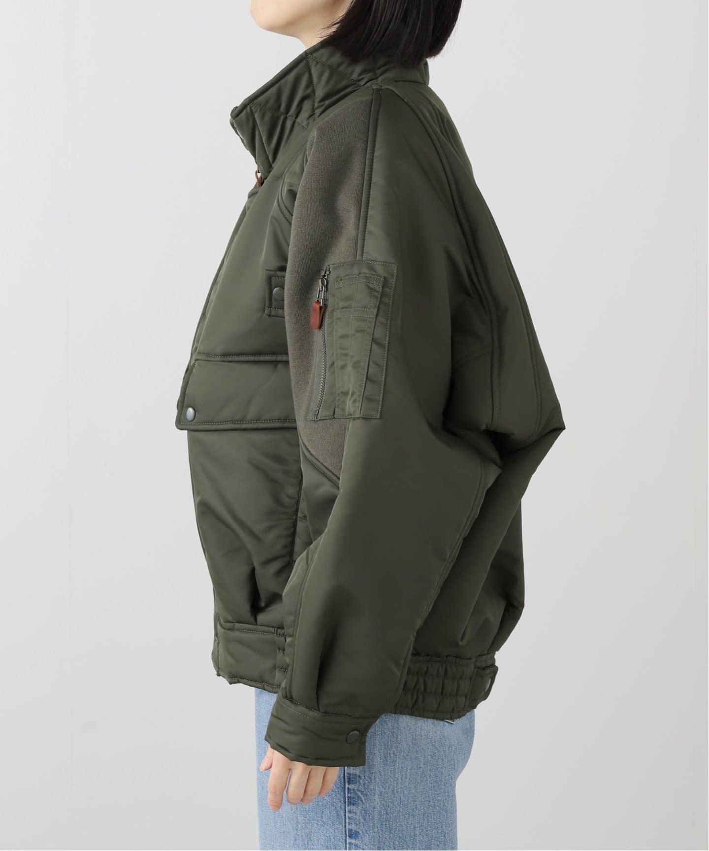 R13/アールサーティーン】RIBBED FLIGHT BOMBER ジャケット（その他