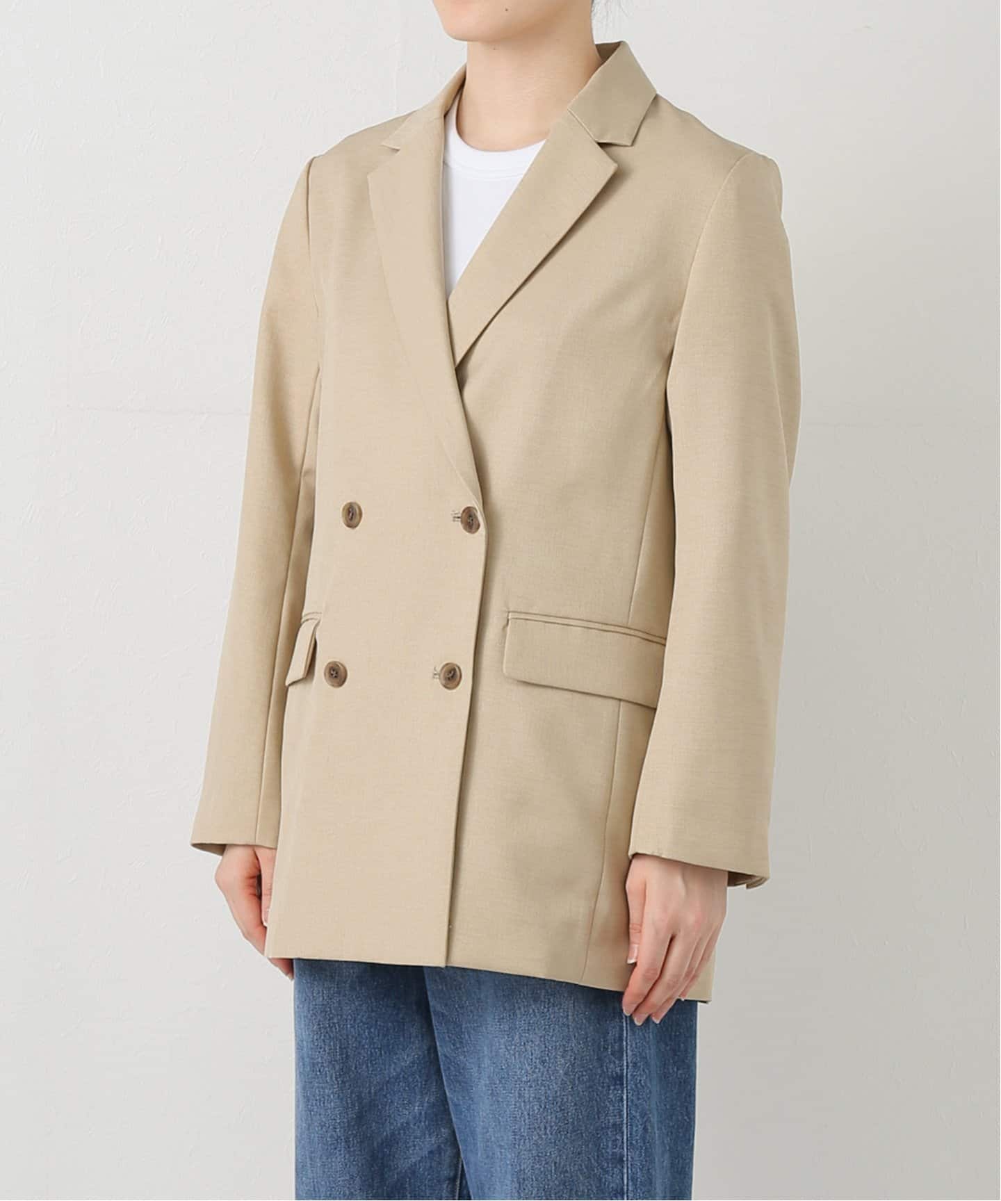 ツイルダブルブレストジャケット（その他ジャケット・スーツ）｜SLOBE