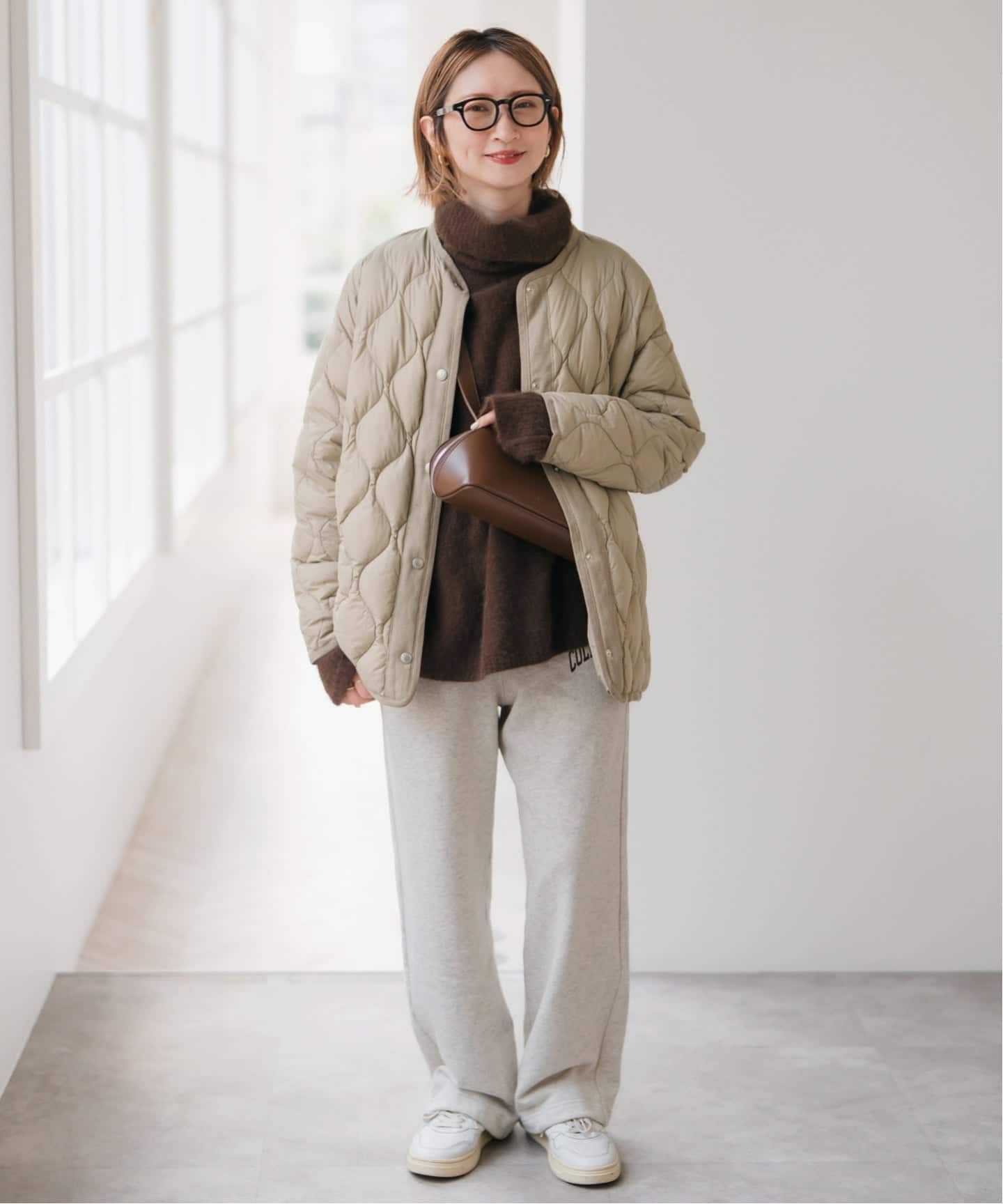 TAION / タイオン *Spick別注キルティングブルゾン（ダウンジャケット