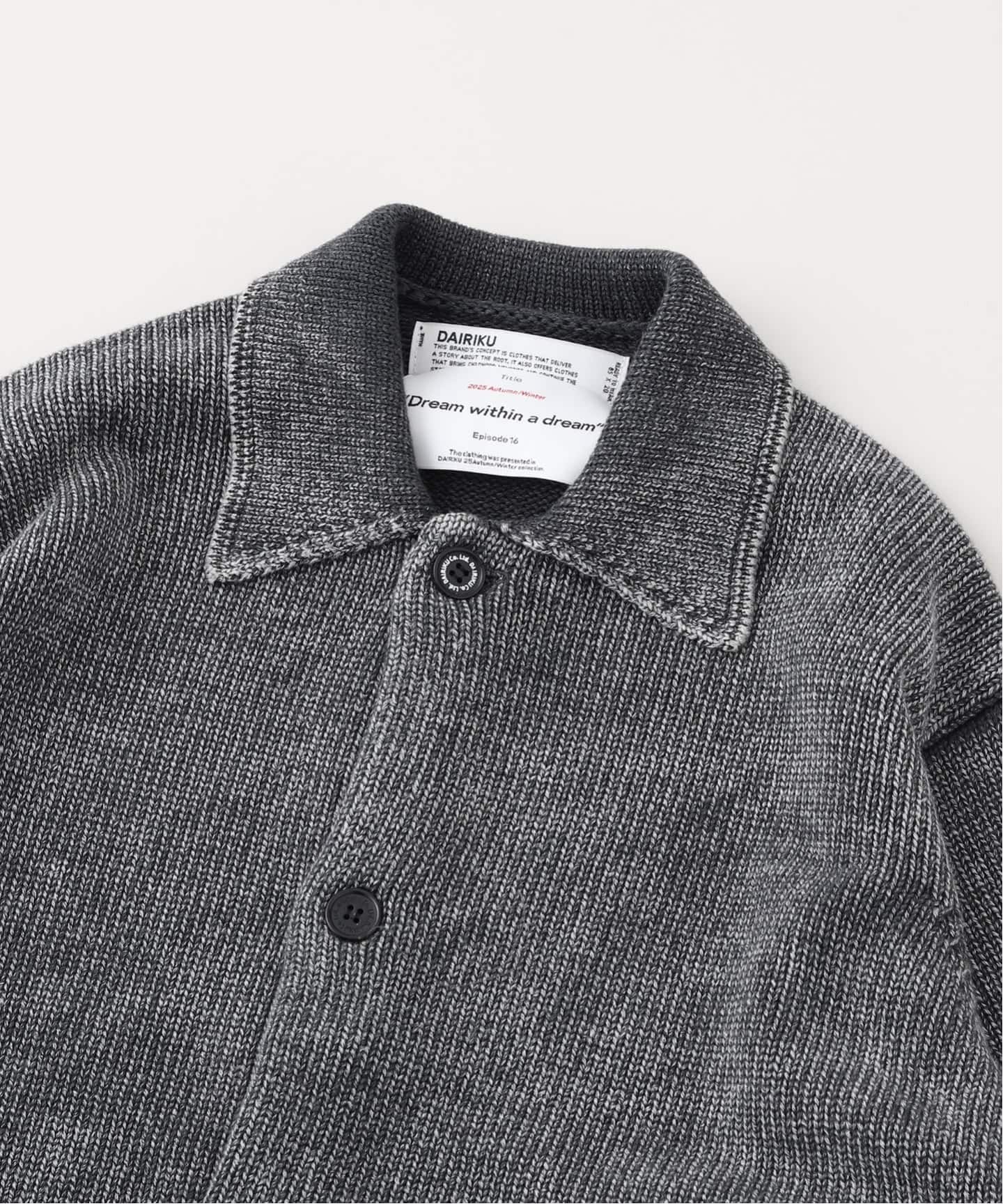 DAIRIKU / ダイリク Vintage Dyed Knit Jacket（その他ブルゾン