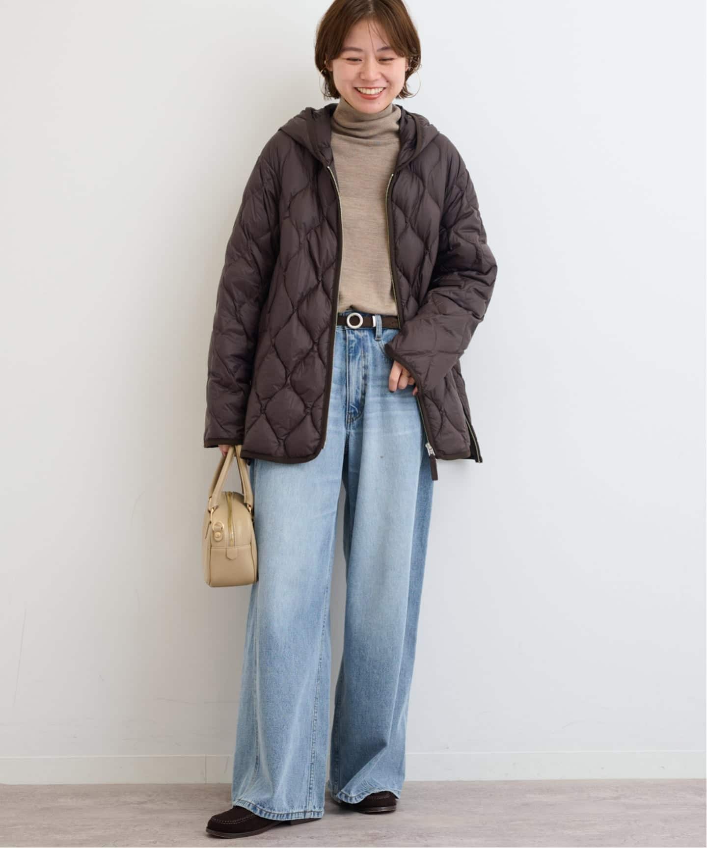 別注【TAION / タイオン】 フードダウンコート（ダウンジャケット