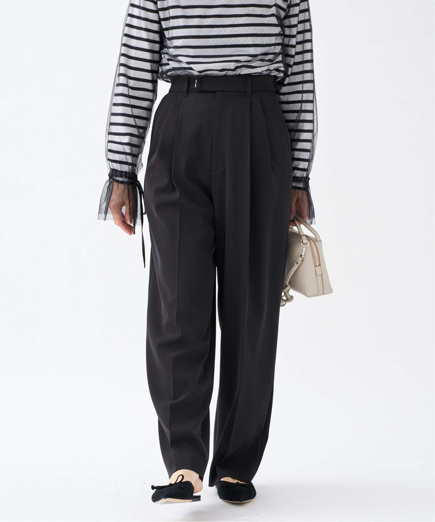 追加4》サスペンダーツイルパンツ（スラックス）｜IENA（イエナ）の