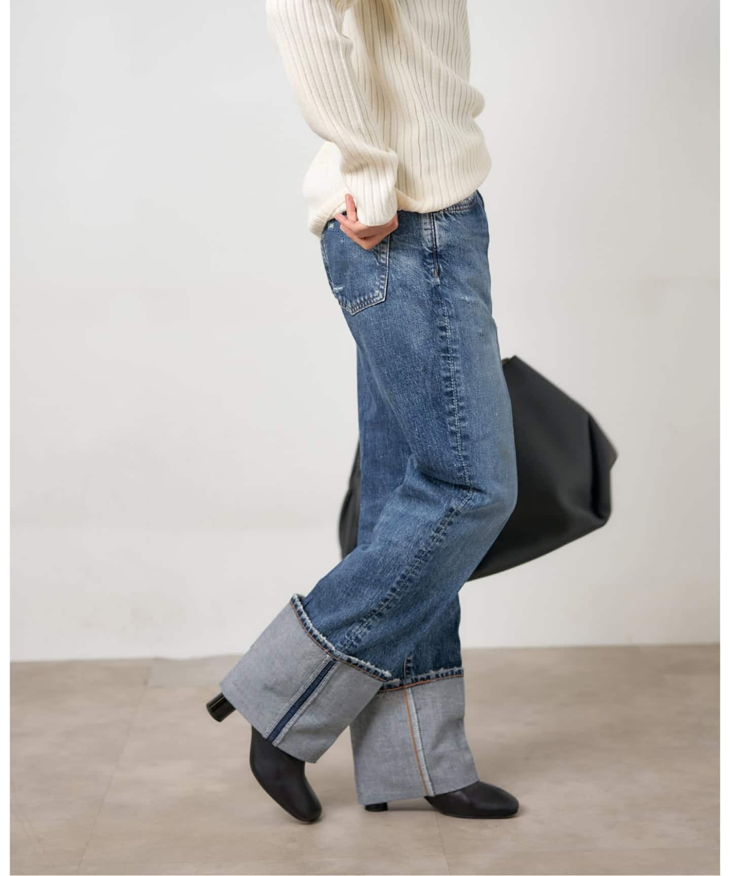 upper hights/アッパーハイツ THE COUSIN MIDRISE デニムパンツ