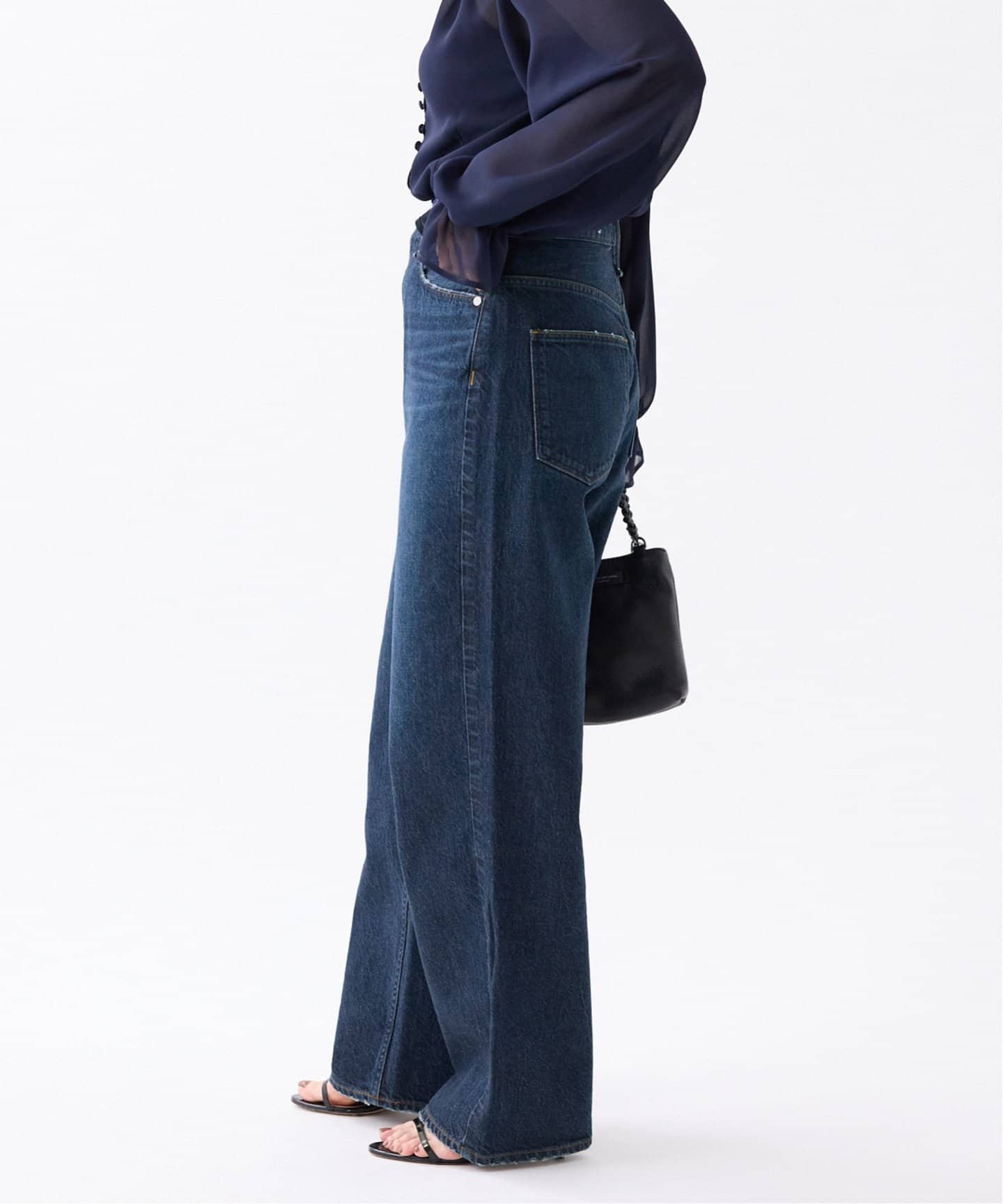 upper hights/アッパーハイツ 別注 THE GARNET ワイドストレートデニム