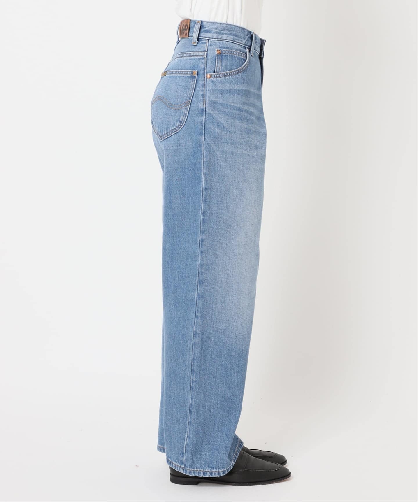 新色追加 LEE 別注ハイウエストルーズデニム（デニムパンツ・ジーンズ