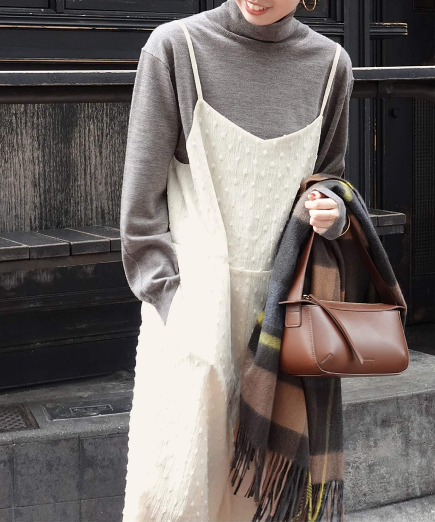 WEB限定》ドットジャガードサロペット（サロペット／オーバーオール