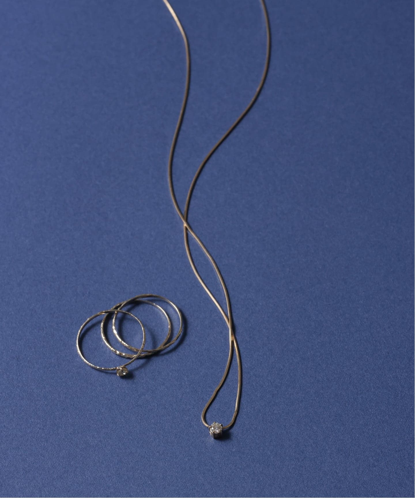 10thテクスチャー3本ダイヤリング K10（リング）｜Lilas（リラ）の通販