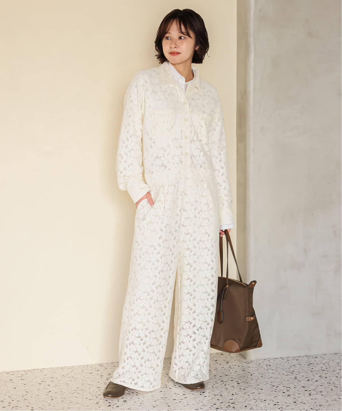 レースオールインワン（つなぎ／オールインワン）｜SLOBE IENA