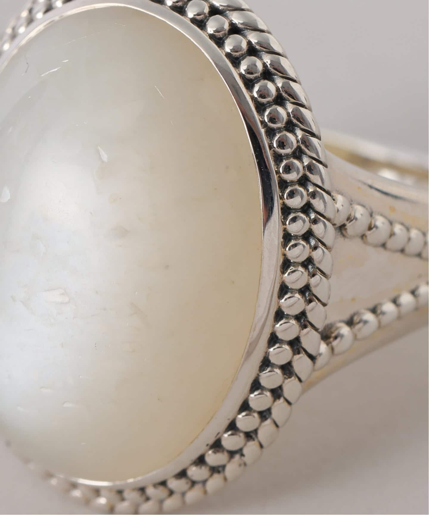 SAMH by LILAS】ホワイトムーンストーンリング SV（リング）｜Lilas