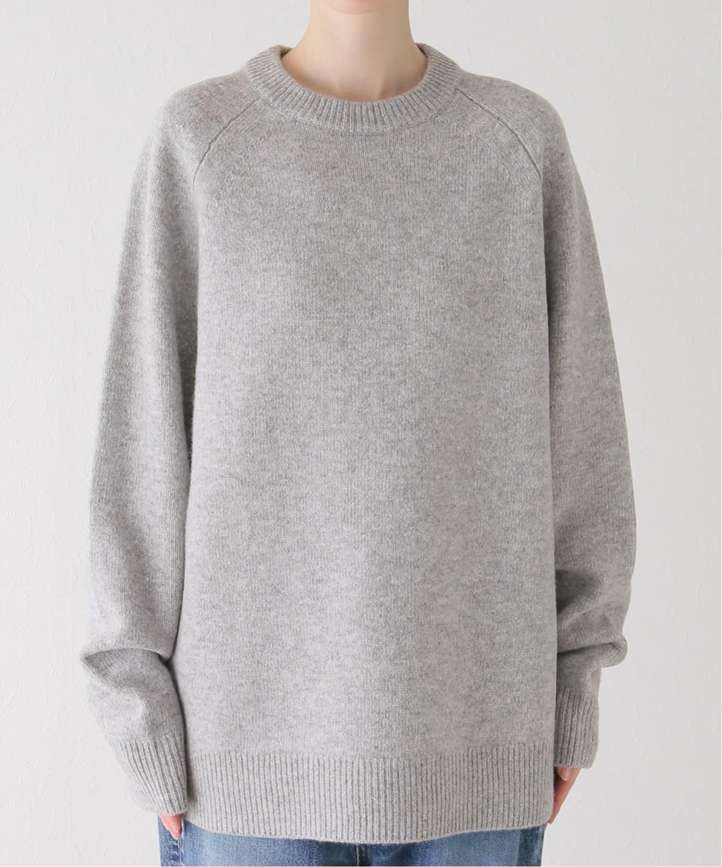 スーパーファインウールカシミヤ ラグラン プルオーバー（ニット