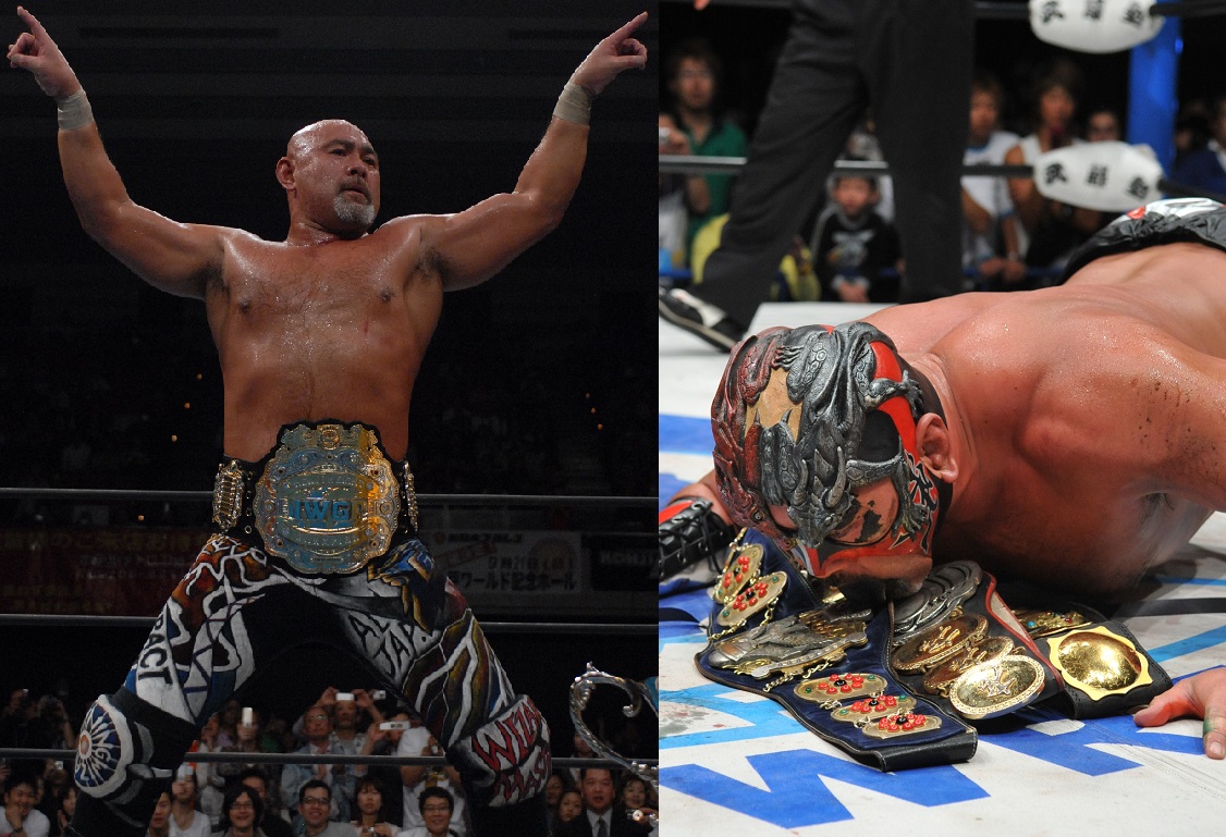 プロレス】武藤敬司が素顔でIWGPヘビー級、グレート・ムタで三冠ヘビー