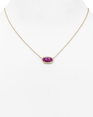 Kendra Scott Elisa Kyocera Opal Necklace, 15